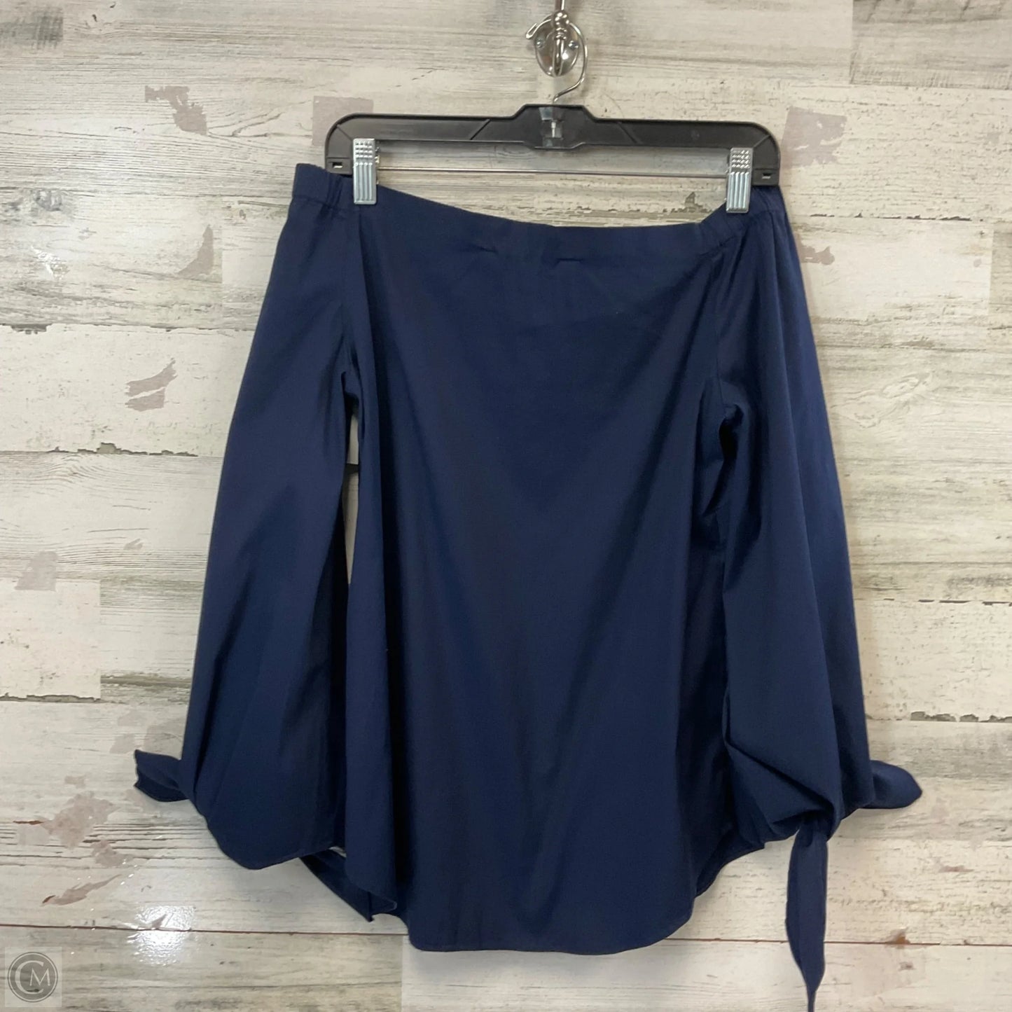 Blouse Long Sleeve By White House Black Market In Blue, Size: S