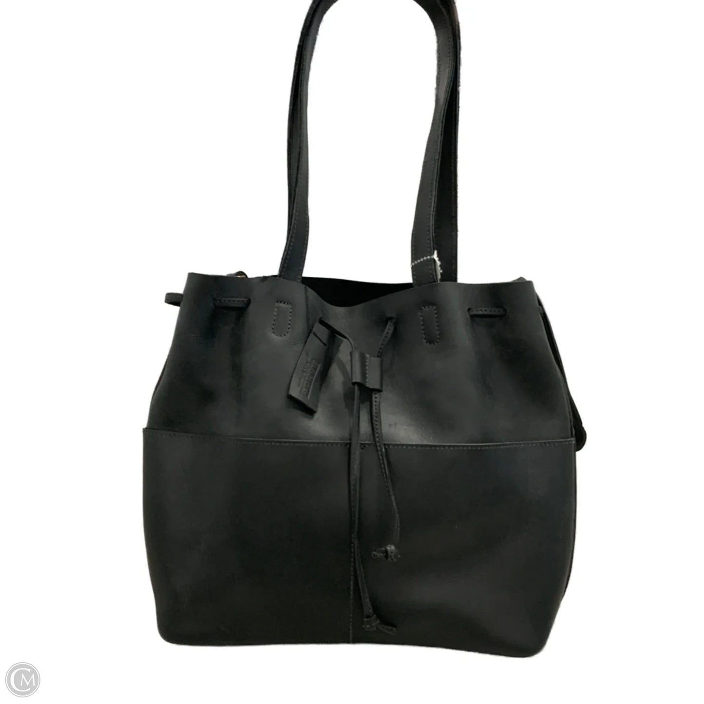 Handbag Leather By Parker Clay, Size: Large