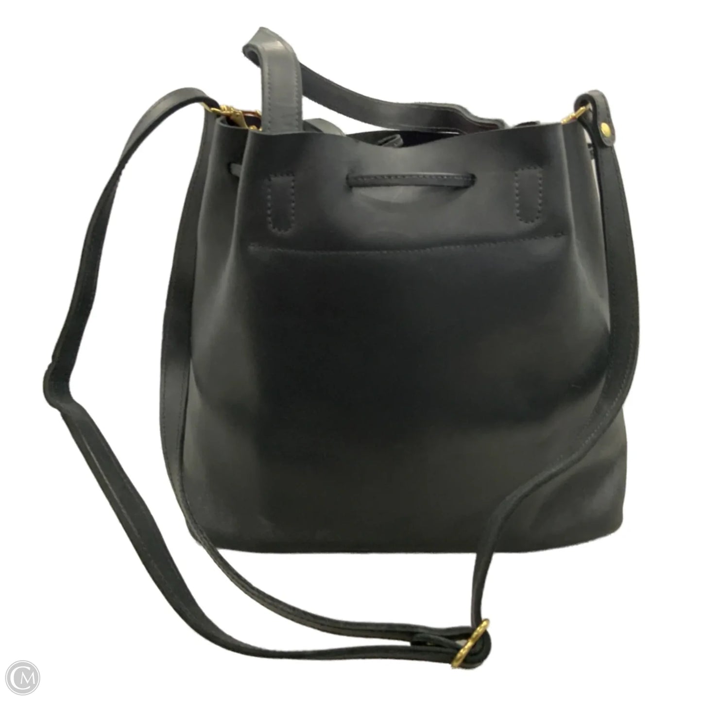 Handbag Leather By Parker Clay, Size: Large