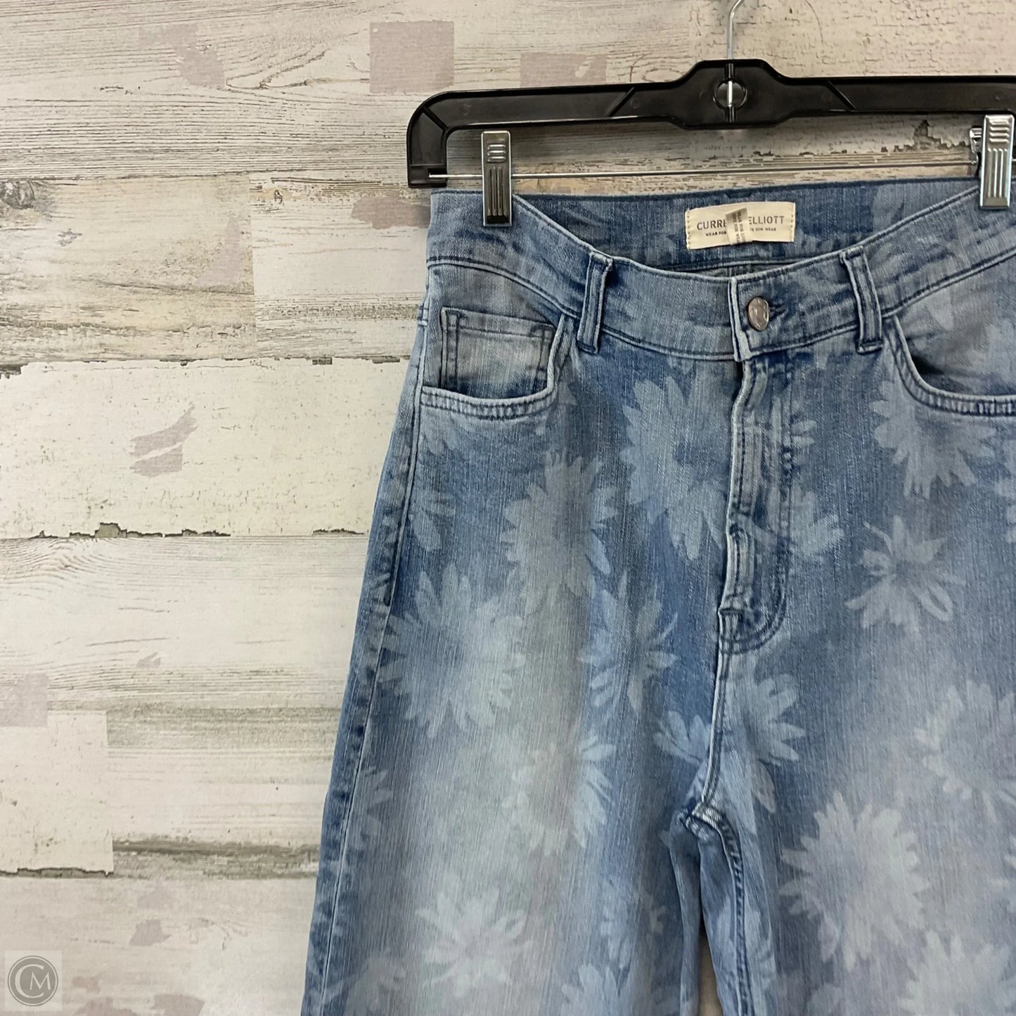 Jeans Wide Leg By Current/elliott In Blue Denim, Size: 2
