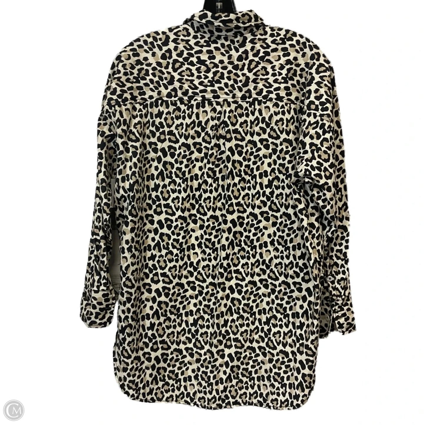 Blouse Long Sleeve By Maeve In Animal Print, Size: Xs