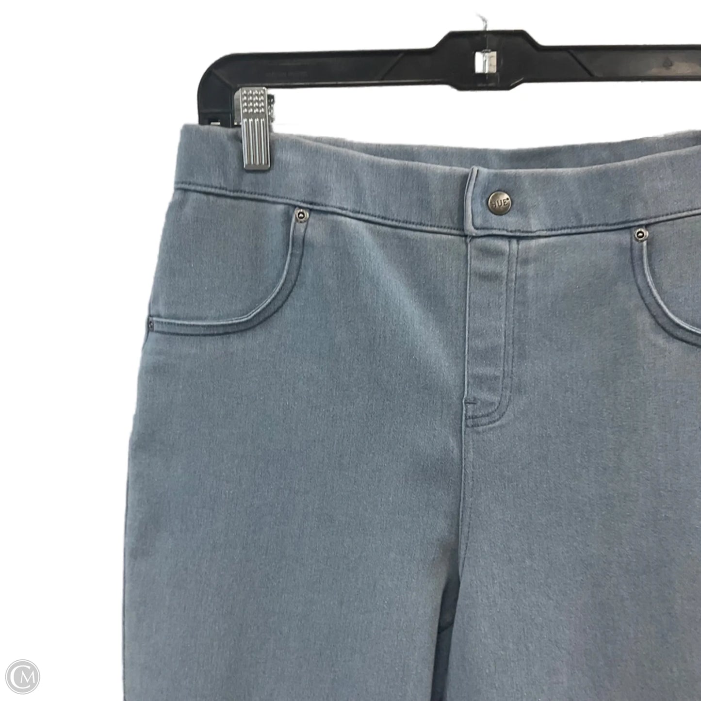 Jeans Jeggings By Hue In Blue Denim, Size: L
