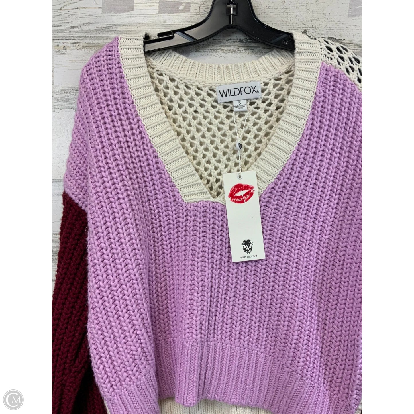 Sweater By Wildfox In Purple, Size: S
