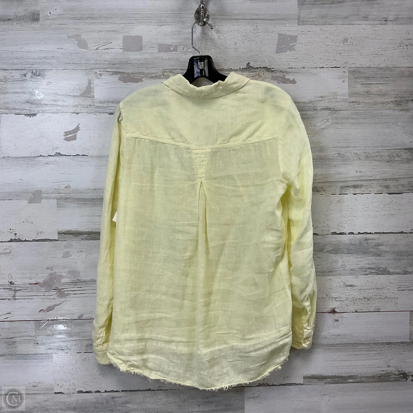Blouse Long Sleeve By Cloth & Stone In Yellow, Size: S
