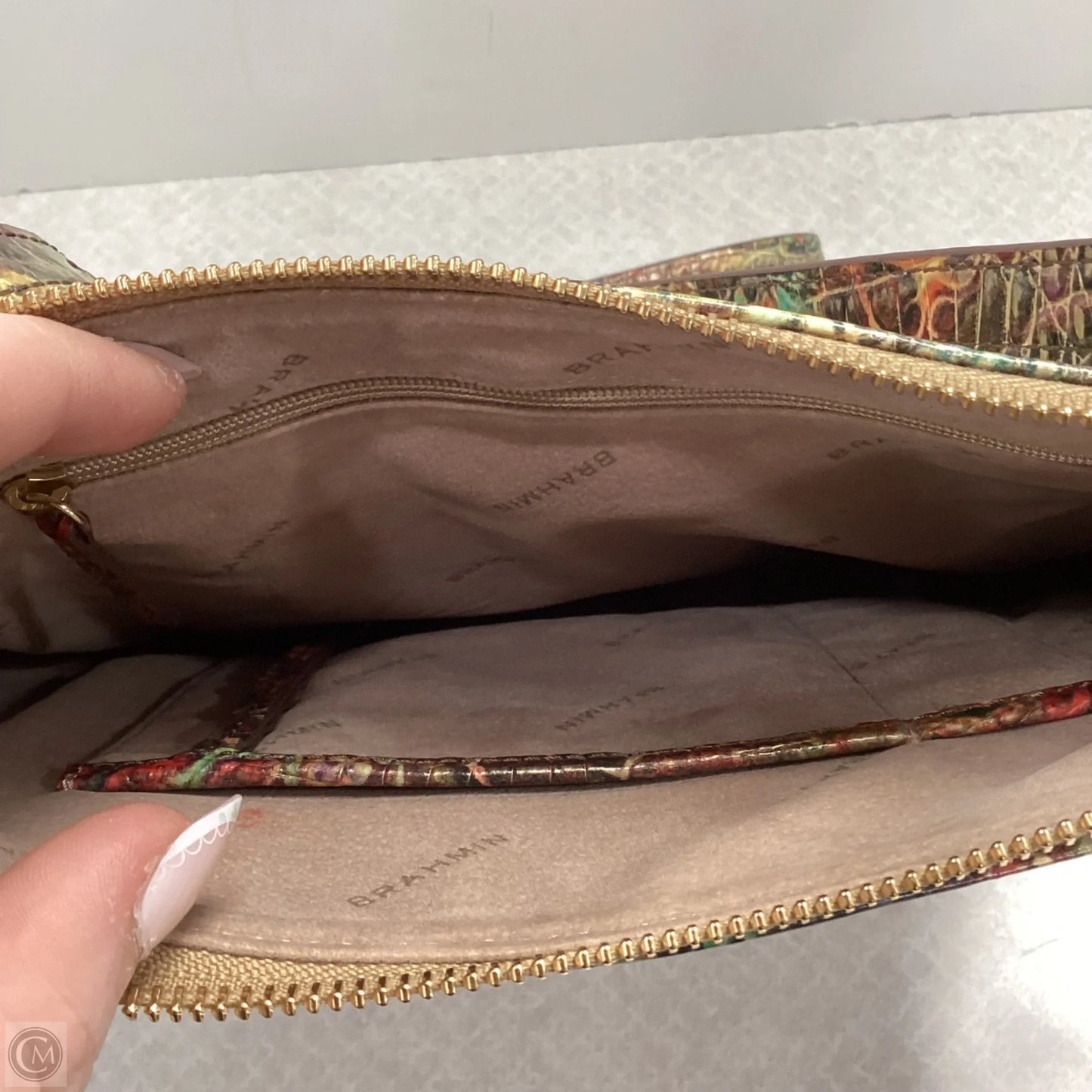 Crossbody Designer By Brahmin, Size: Medium