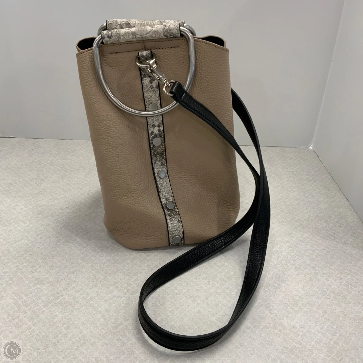 Handbag Leather By Sam Edelman, Size: Medium