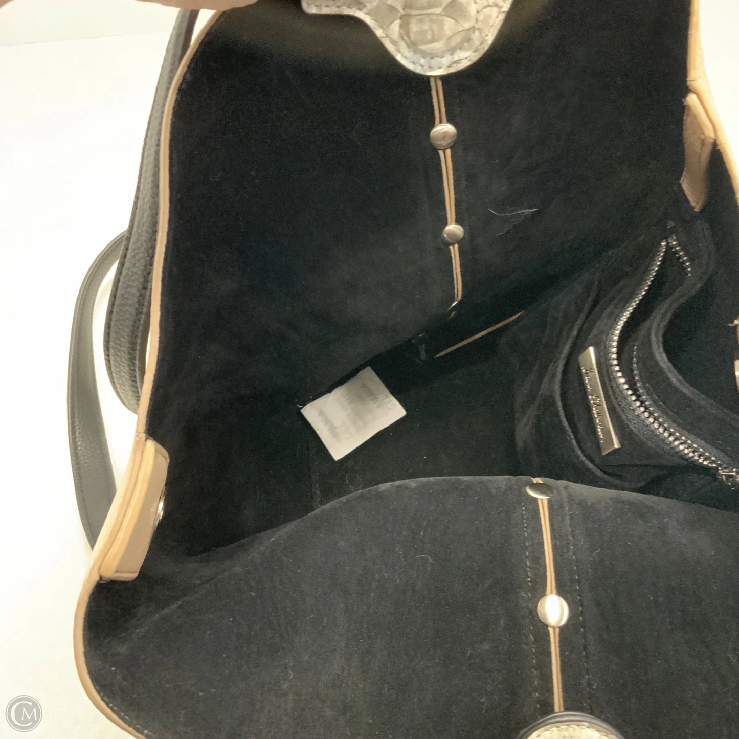Handbag Leather By Sam Edelman, Size: Medium