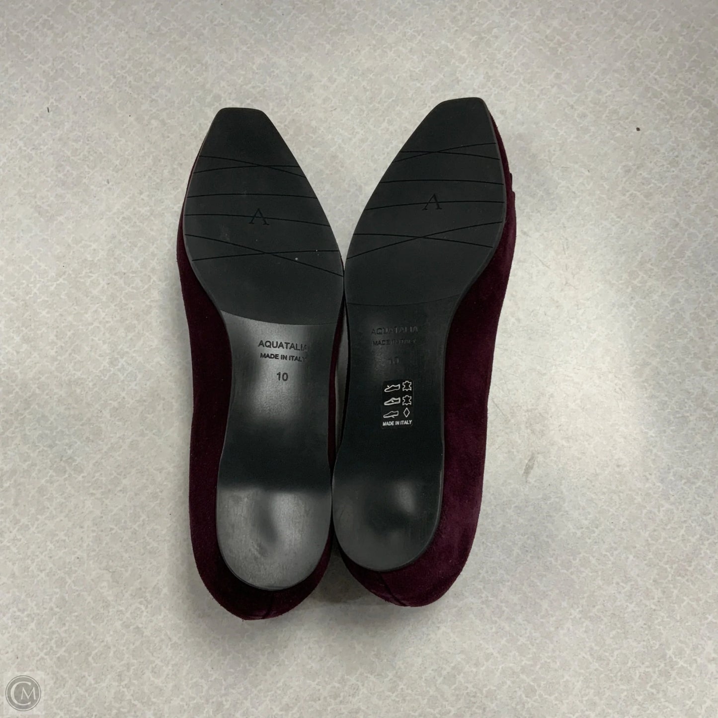 Shoes Flats By Aquatalia In Purple, Size: 10