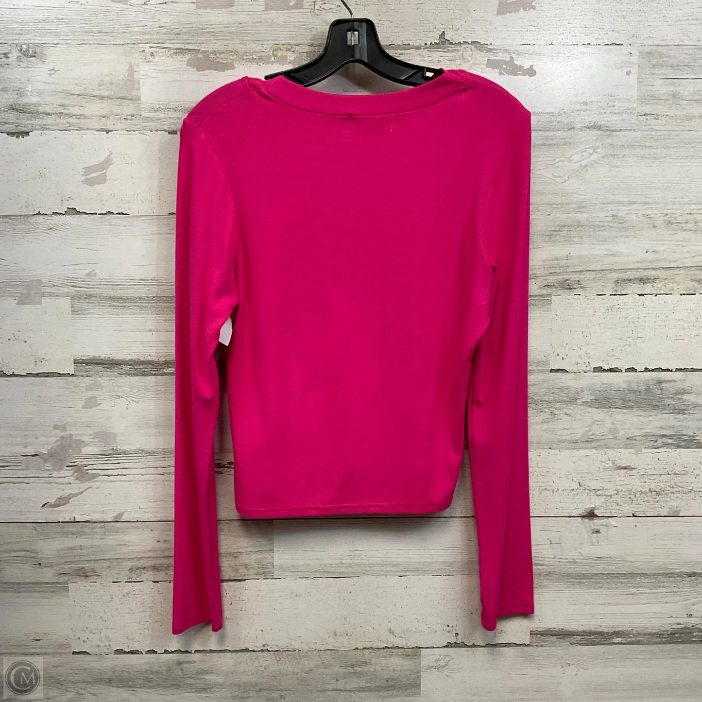 Top Long Sleeve Basic By Sadie & Sage In Pink, Size: Xl