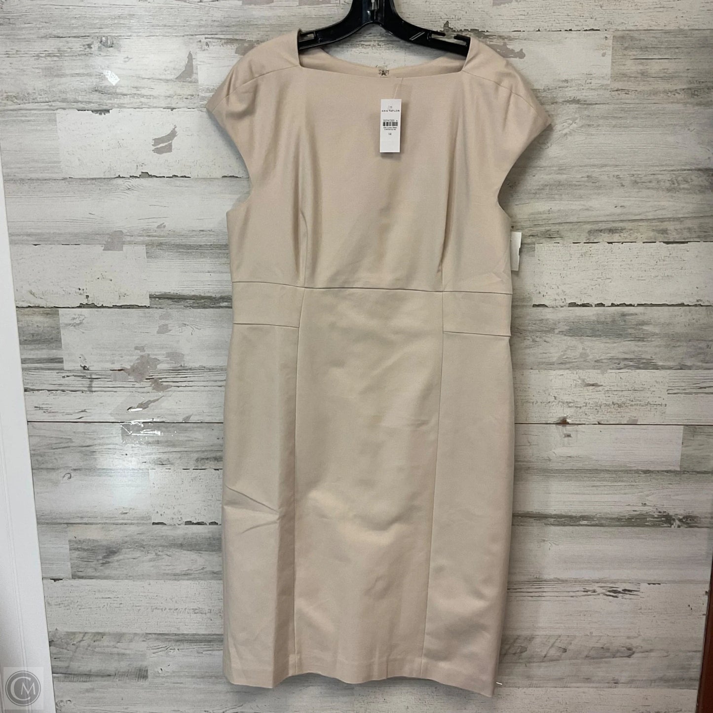 Dress Work By Ann Taylor In Tan, Size: L