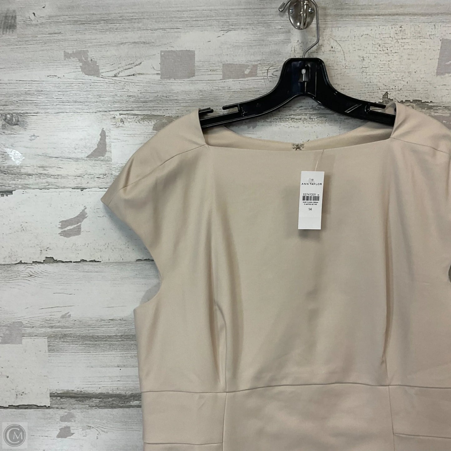 Dress Work By Ann Taylor In Tan, Size: L