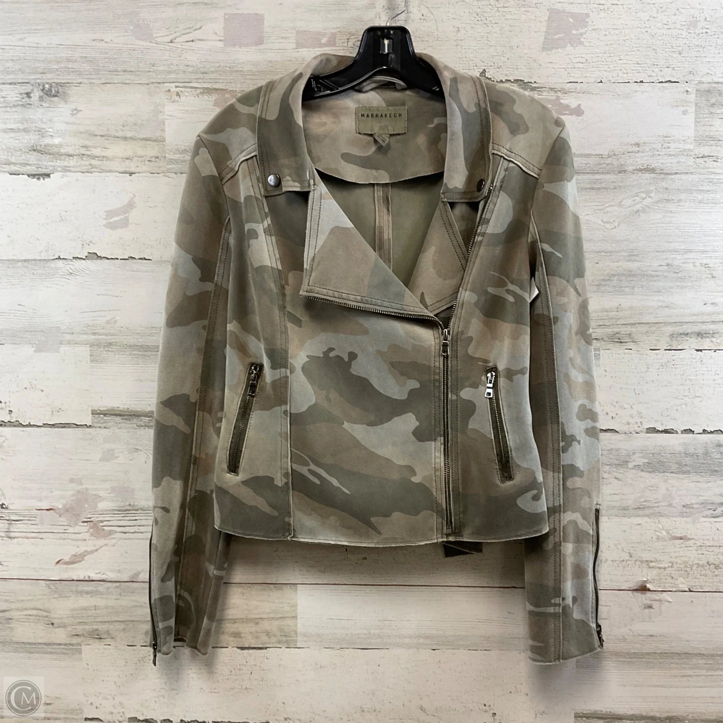 Jacket Moto By Marrakech In Green, Size: S