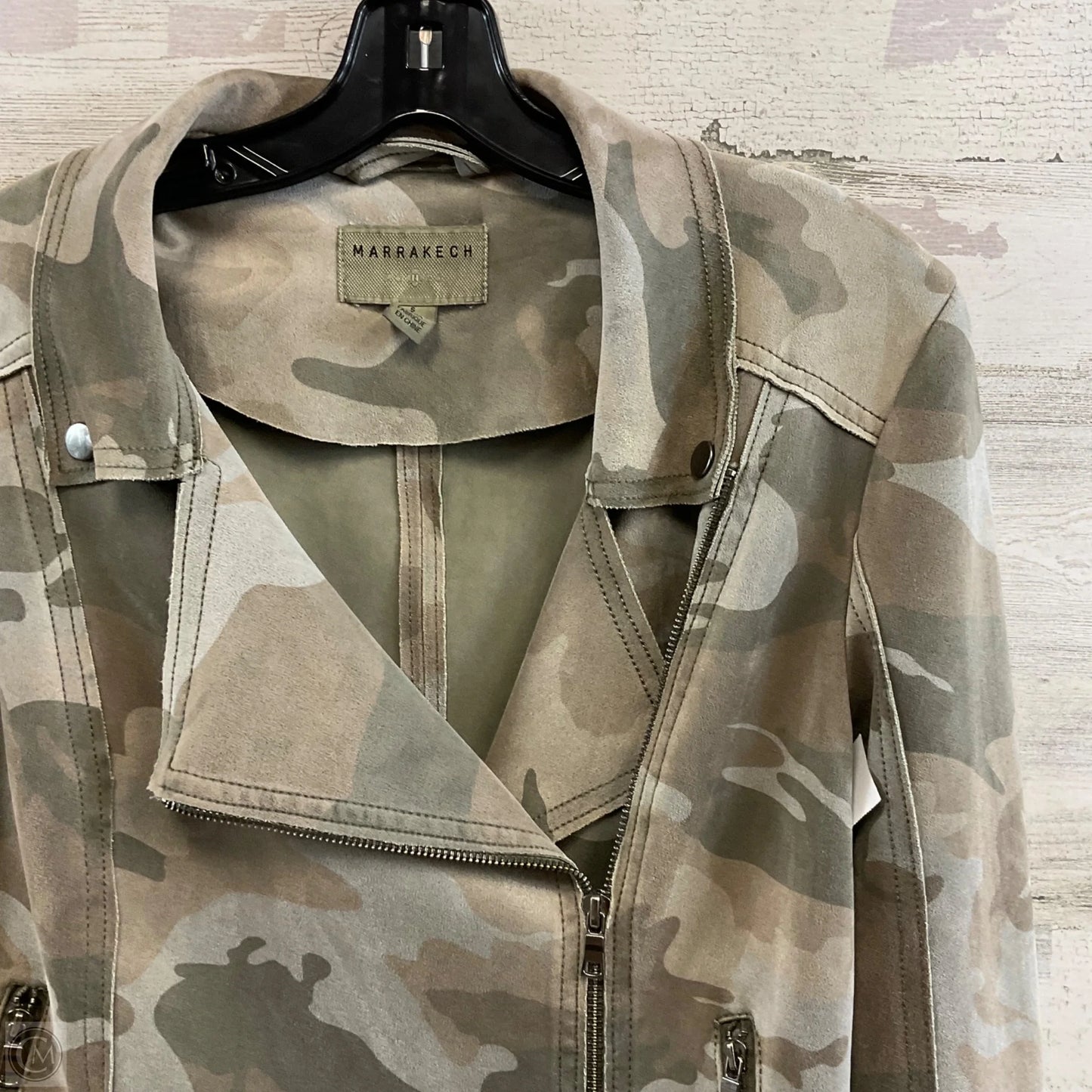 Jacket Moto By Marrakech In Green, Size: S