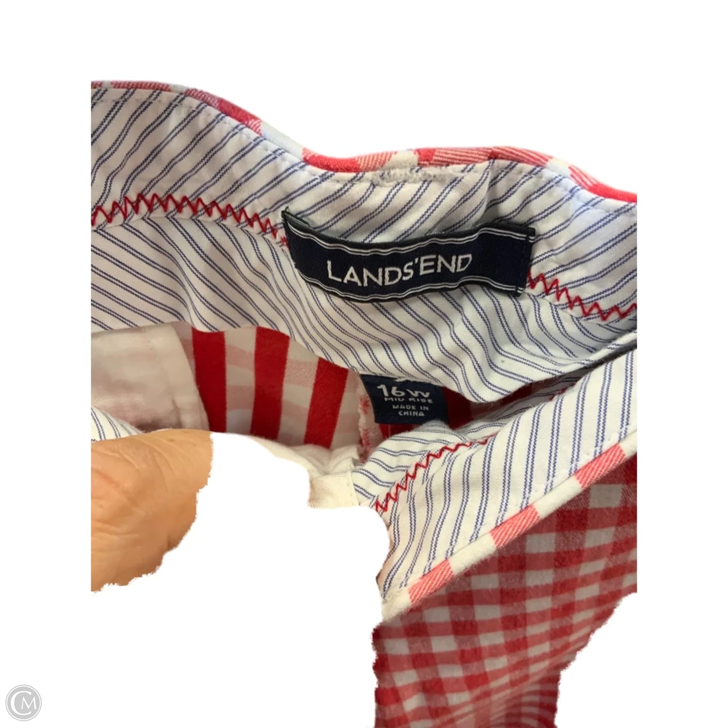 Shorts By Lands End In Red, Size: 16