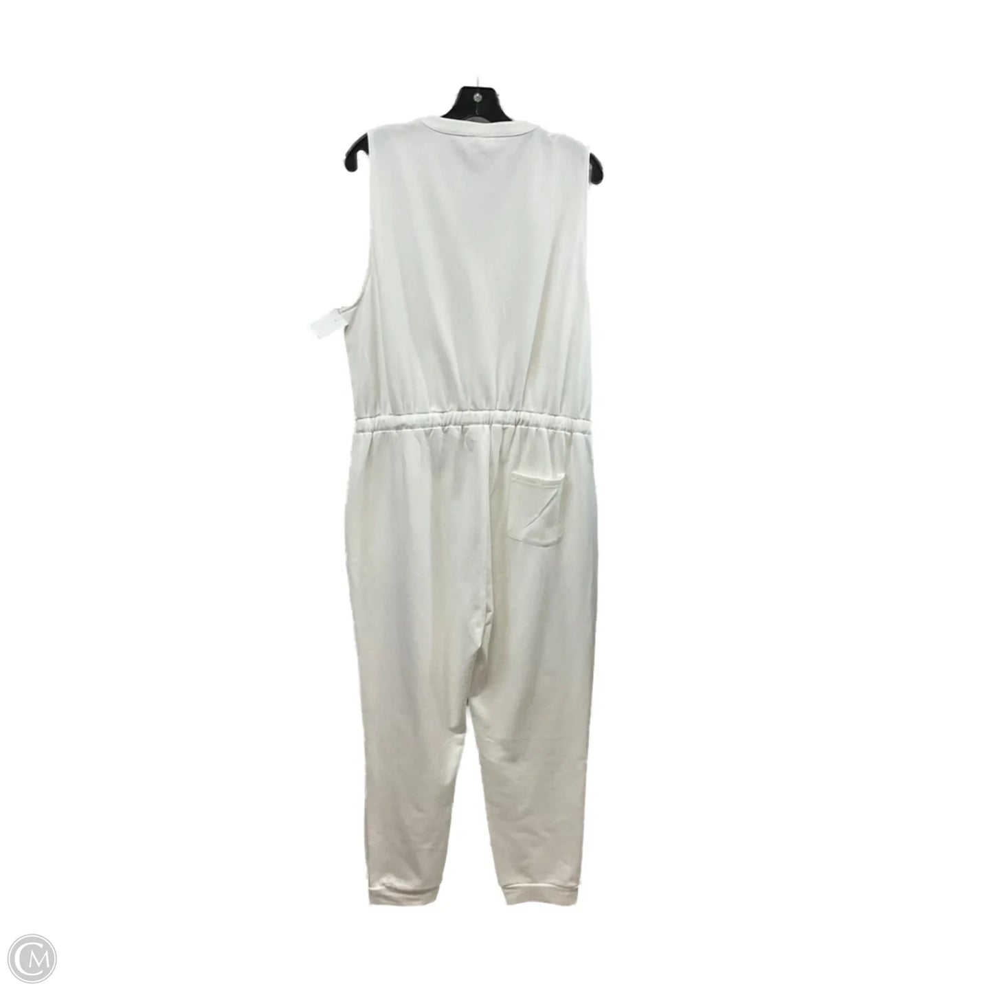 Jumpsuit By Pink Lily In White, Size: Xl