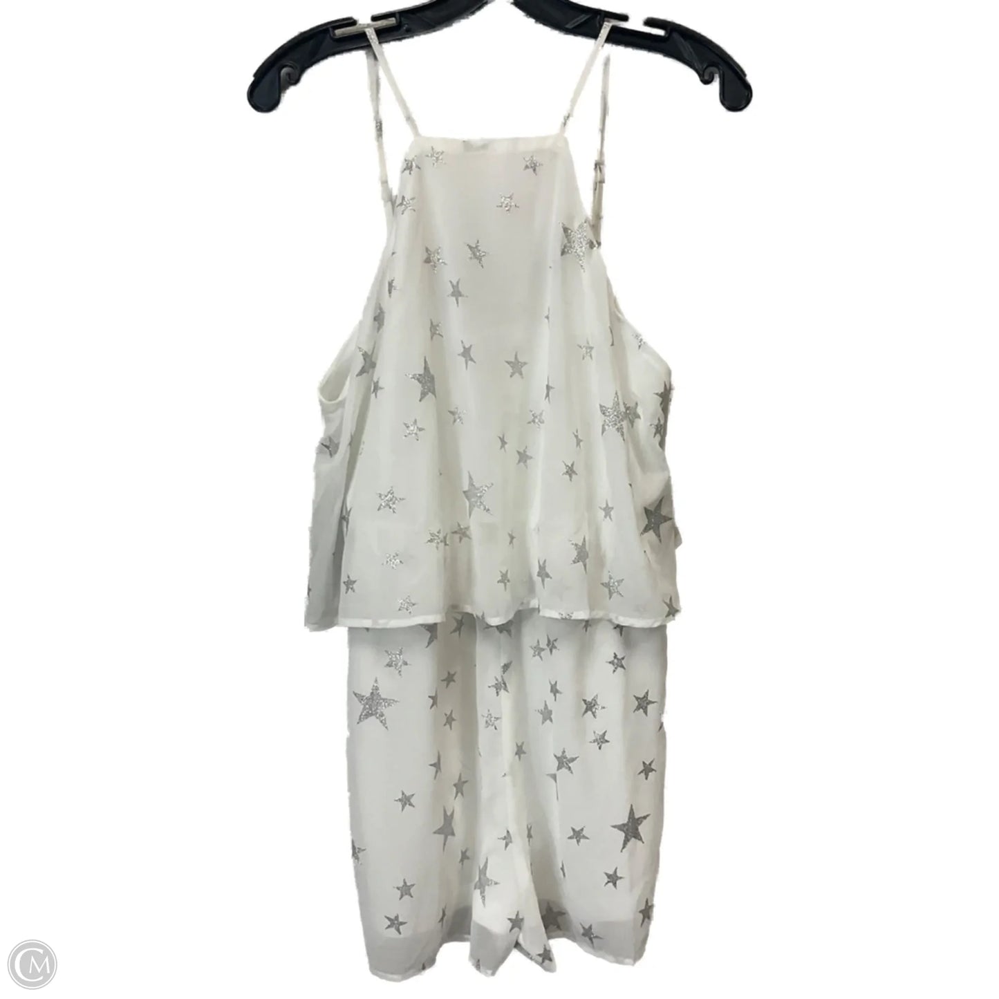 Romper By Pink Lily In White, Size: Xl