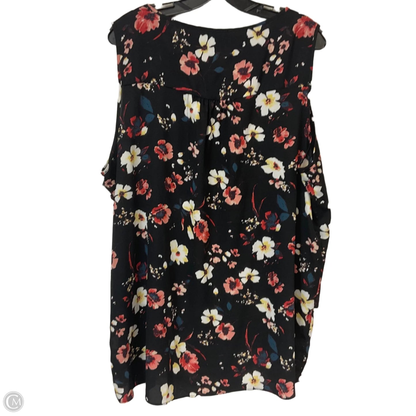 Top Sleeveless By Chelsea And Theodore In Black, Size: Xxl