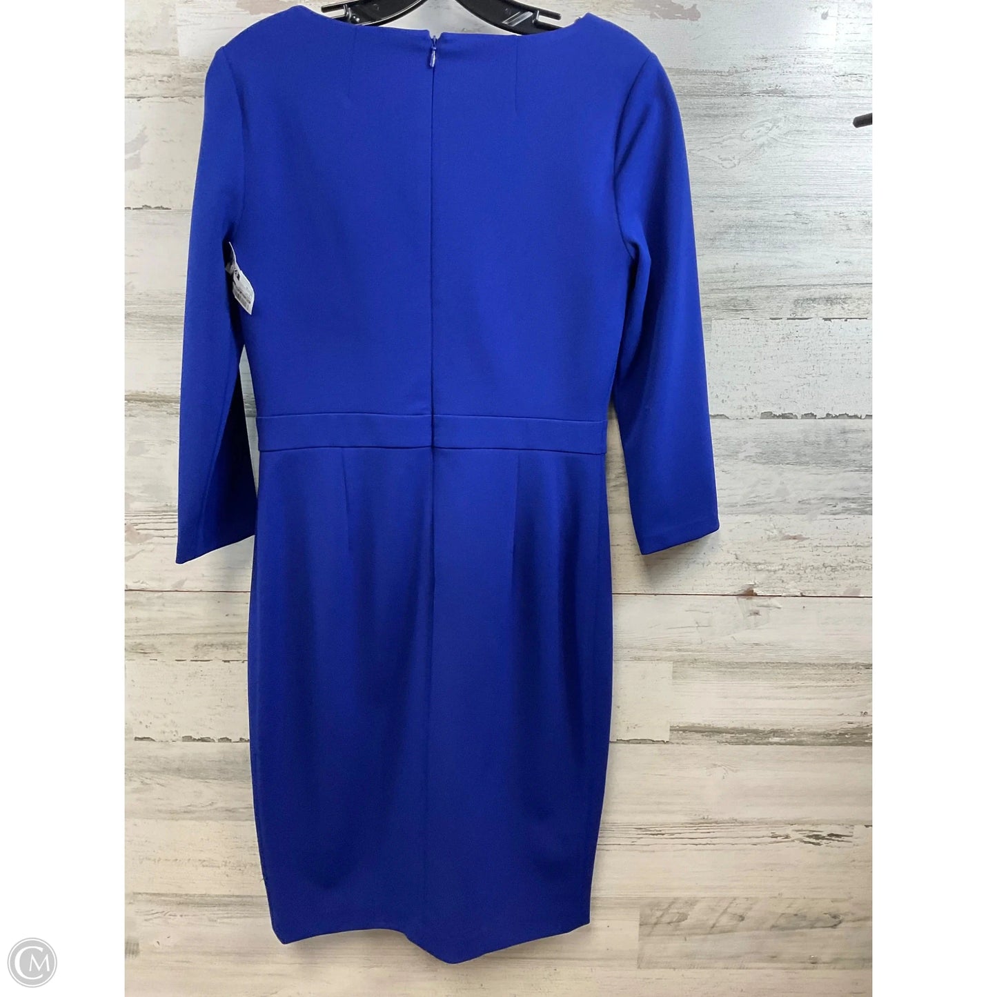 Dress Work By Calvin Klein In Blue, Size: S