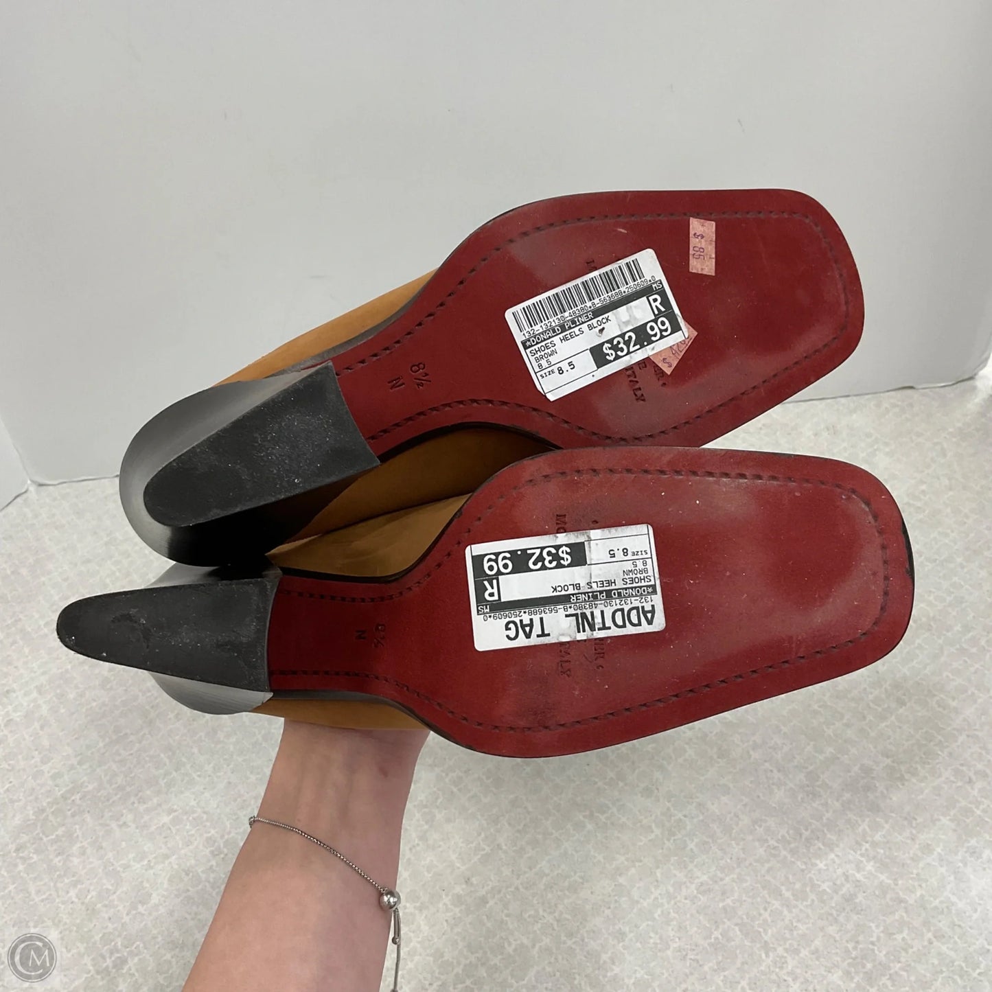Shoes Heels Block By Donald Pliner In Brown, Size: 8.5