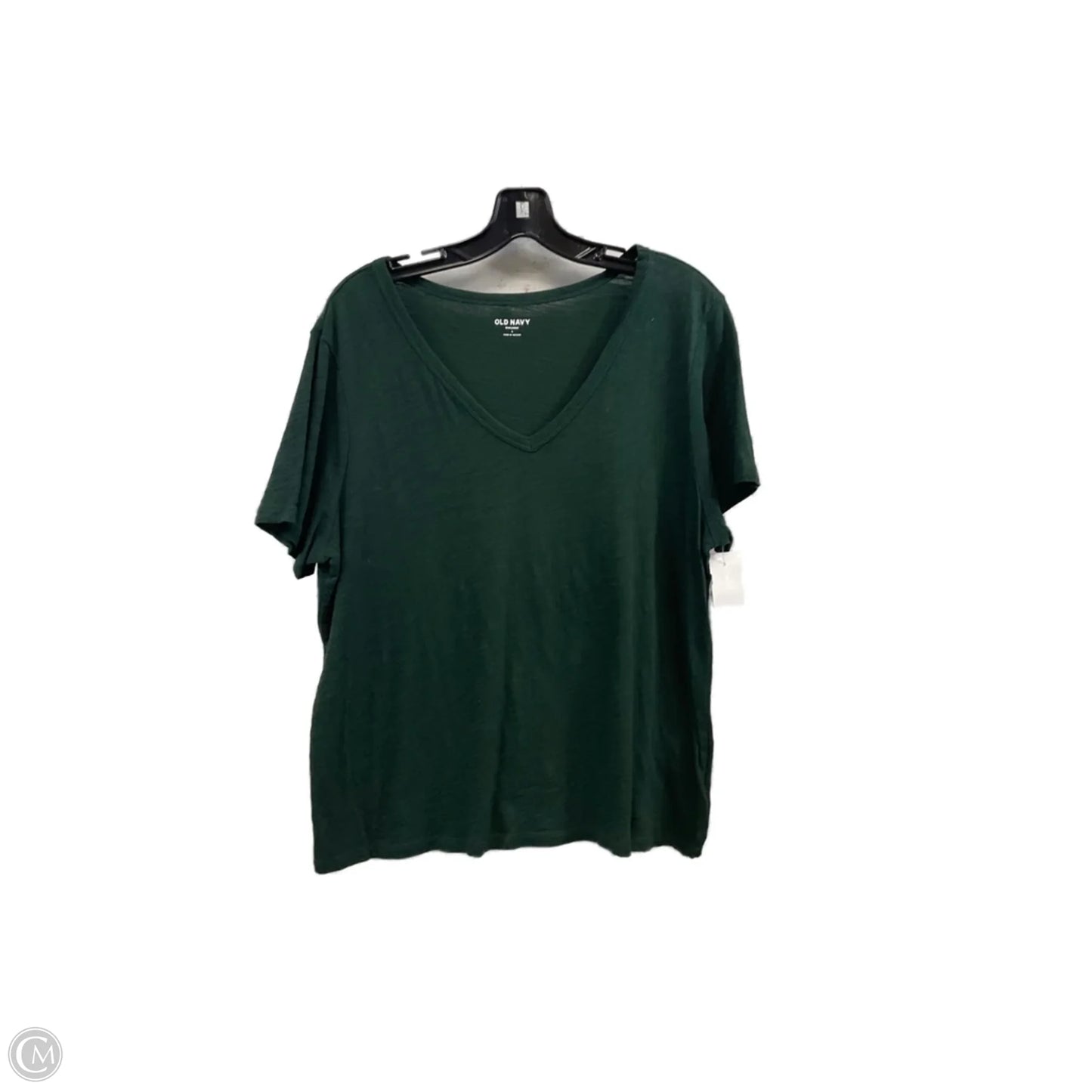Top Short Sleeve Basic By Old Navy In Green, Size: L
