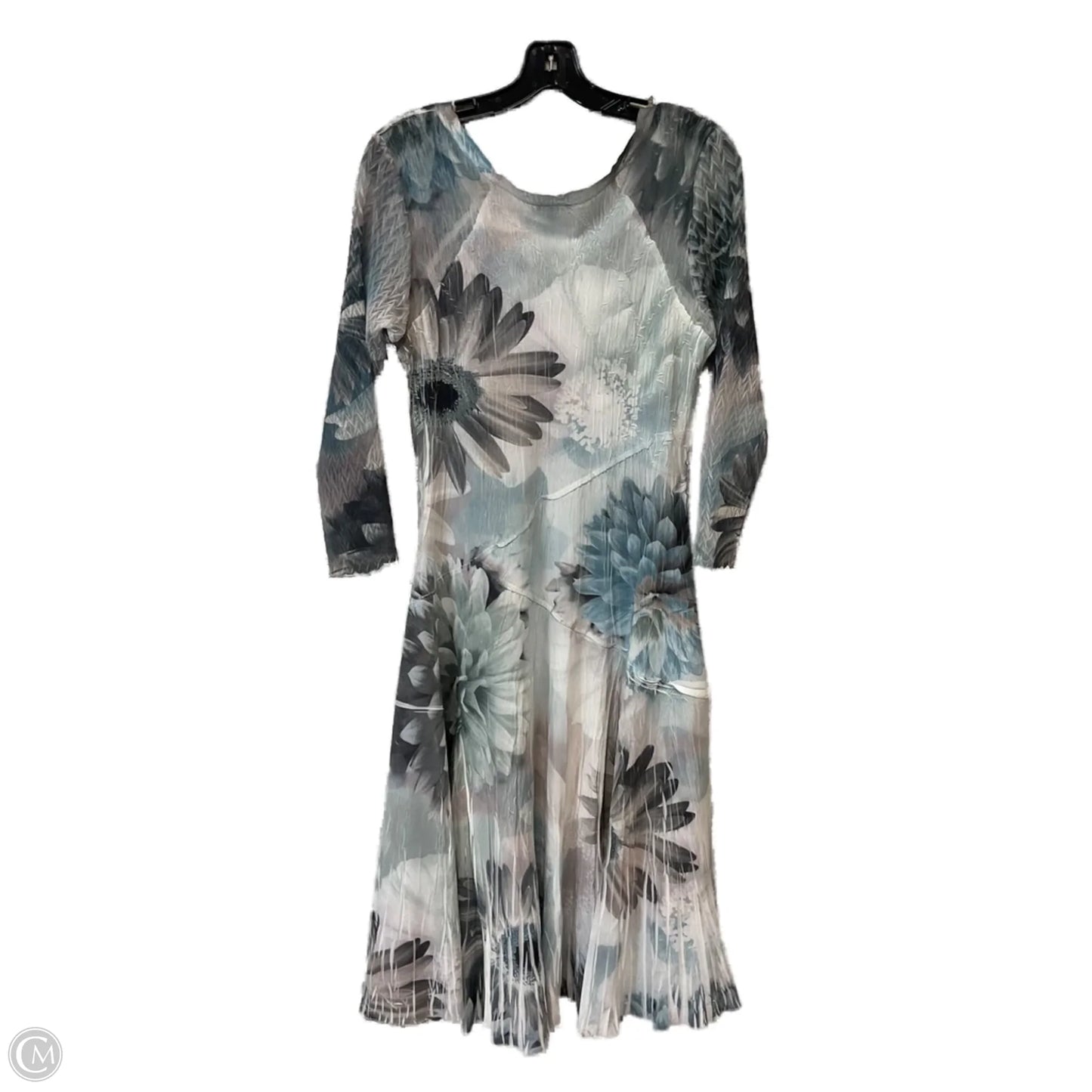 Dress Casual Midi By Komarov In Grey, Size: M