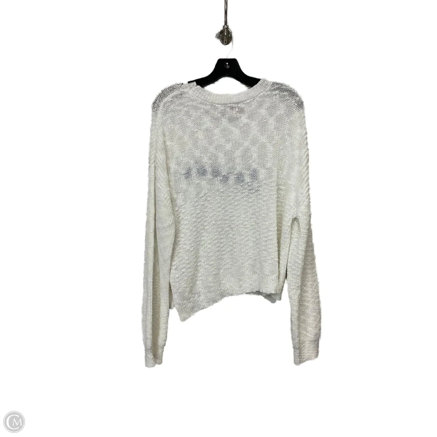 Sweater By Miami In White, Size: M