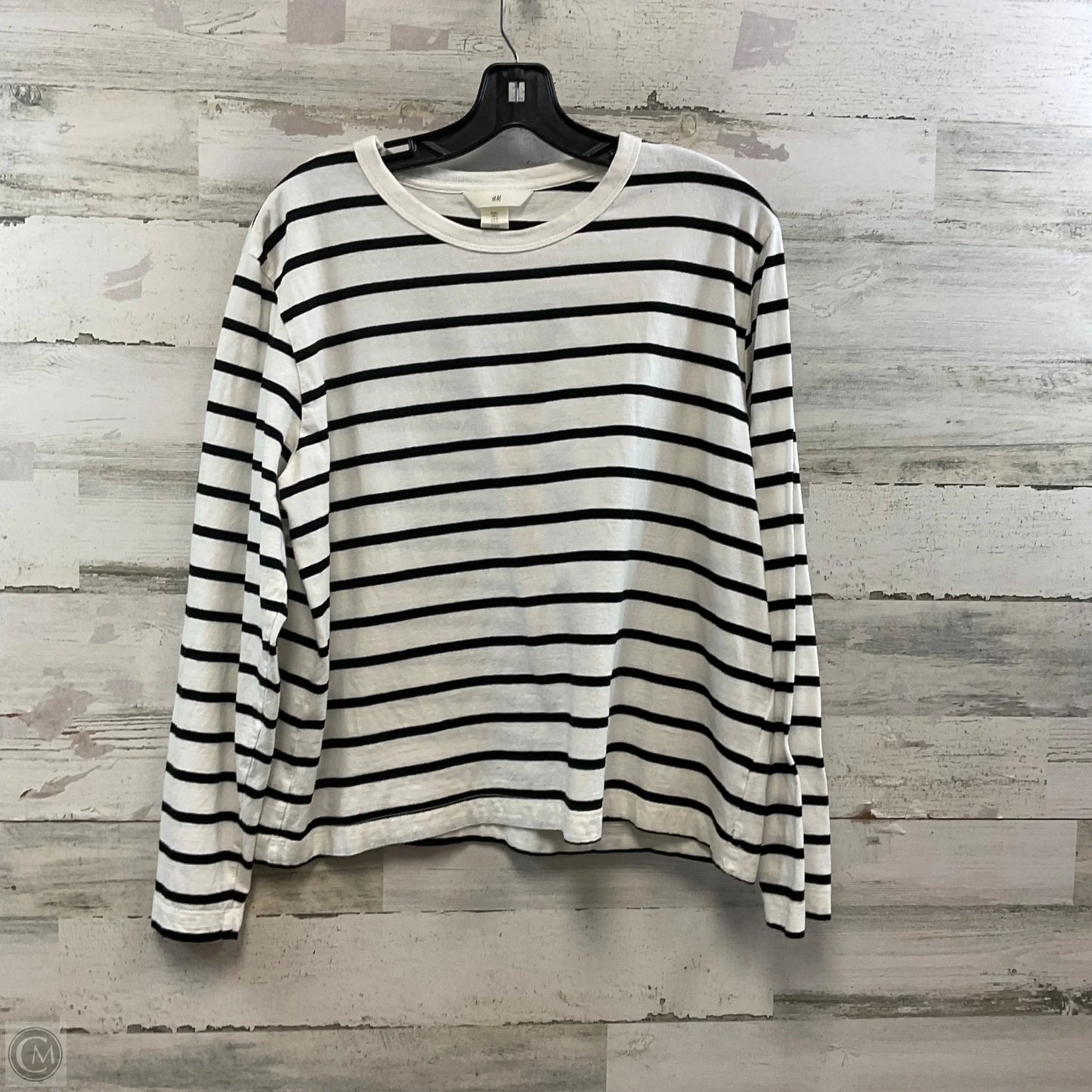 Top Long Sleeve Basic By H&m In White, Size: L
