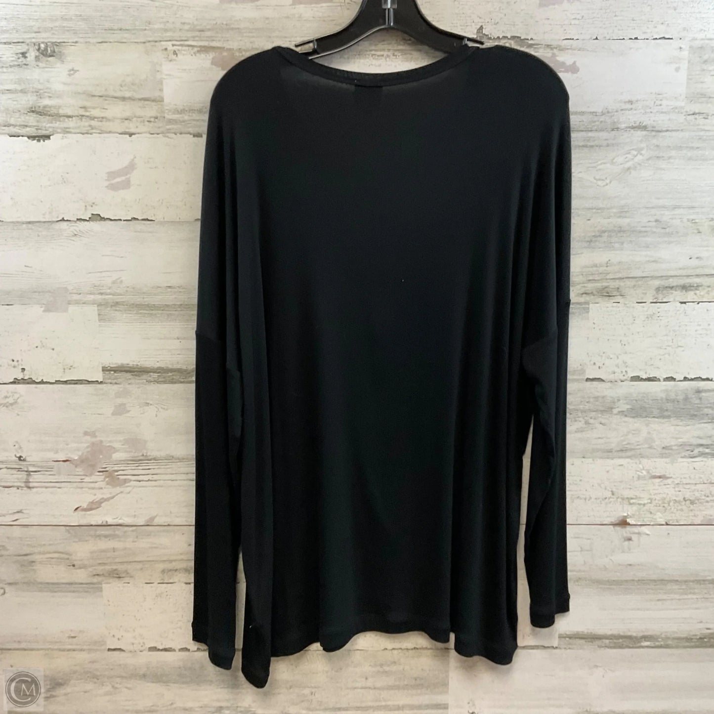 Top Long Sleeve By Cabi In Black, Size: M