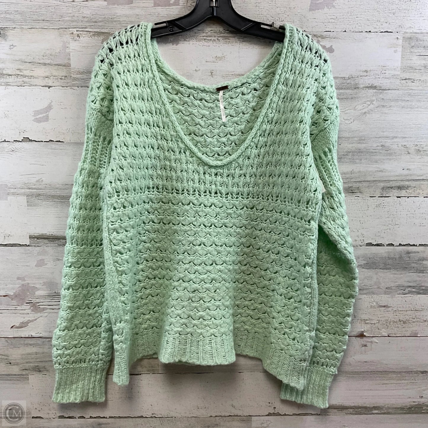 Sweater By Free People In Green, Size: S