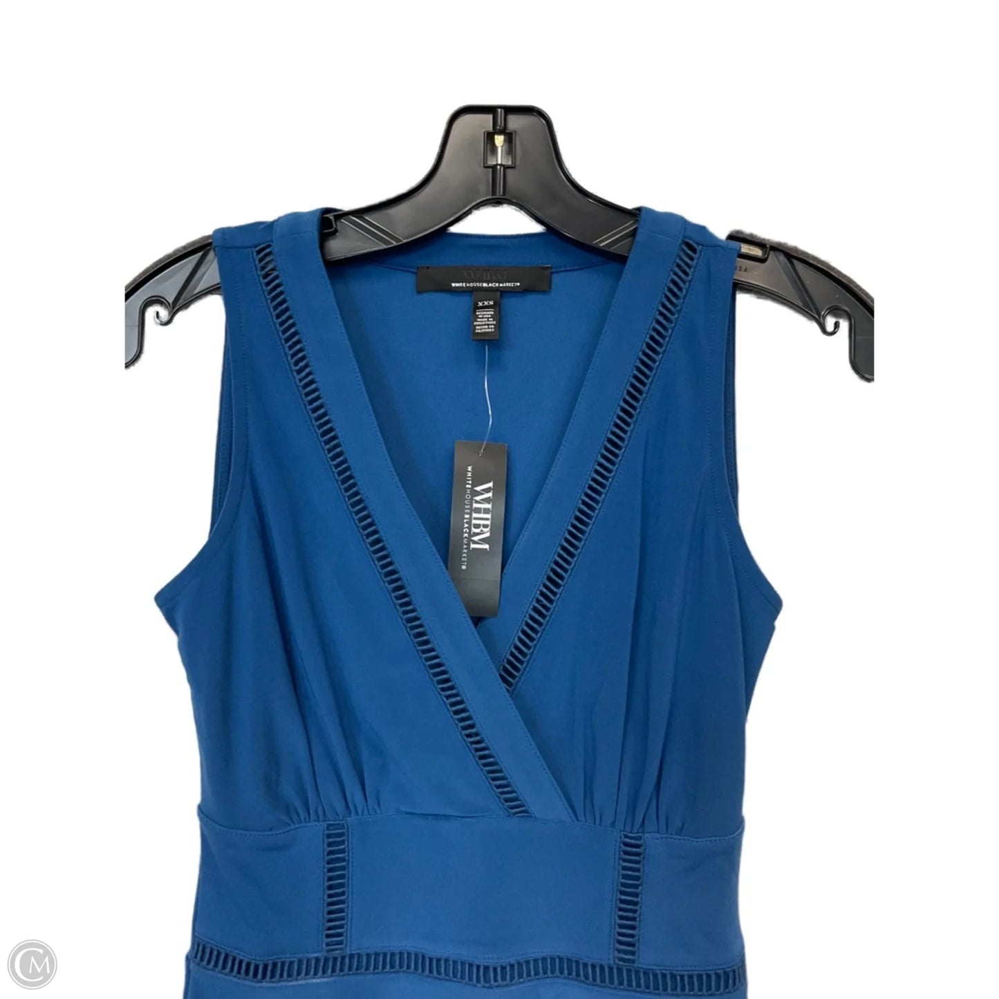Top Sleeveless By White House Black Market In Blue, Size: Xxs