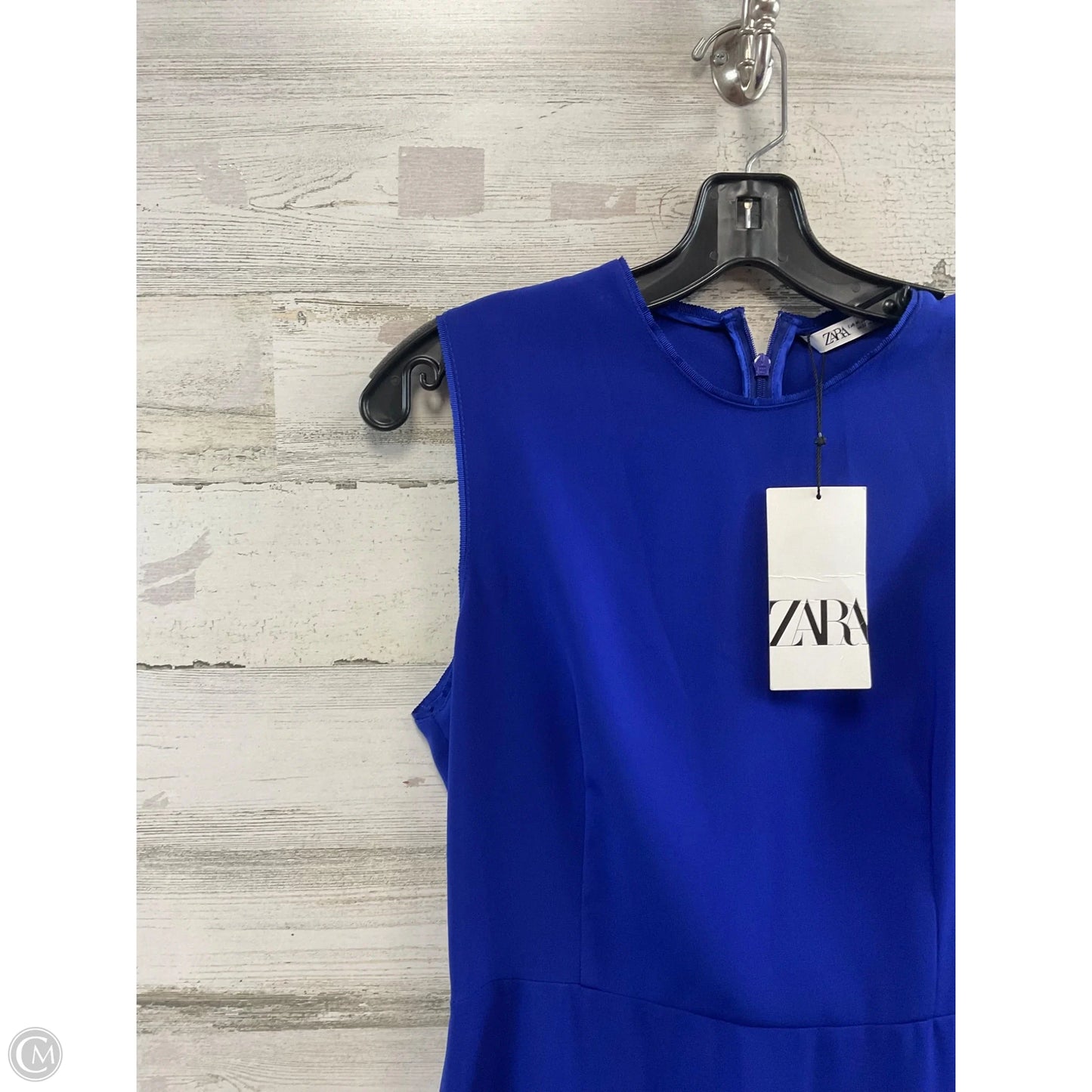 Dress Work By Zara In Blue, Size: M