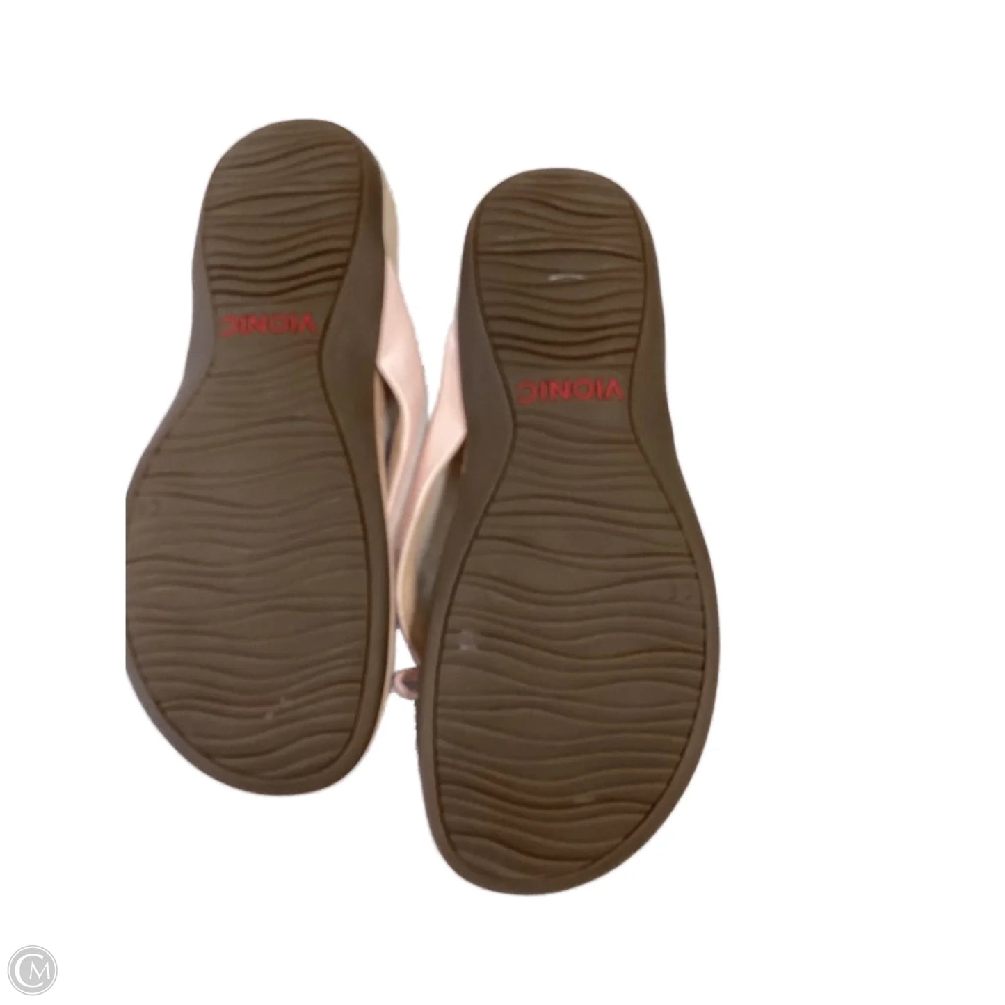 Sandals Flip Flops By Vionic In Pink, Size: 8