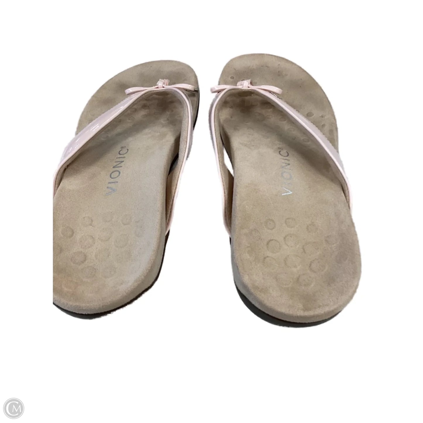 Sandals Flip Flops By Vionic In Pink, Size: 8