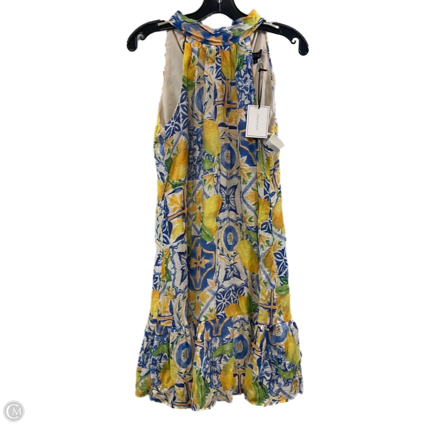 Dress Casual Short By 1.state In Blue & Yellow, Size: S