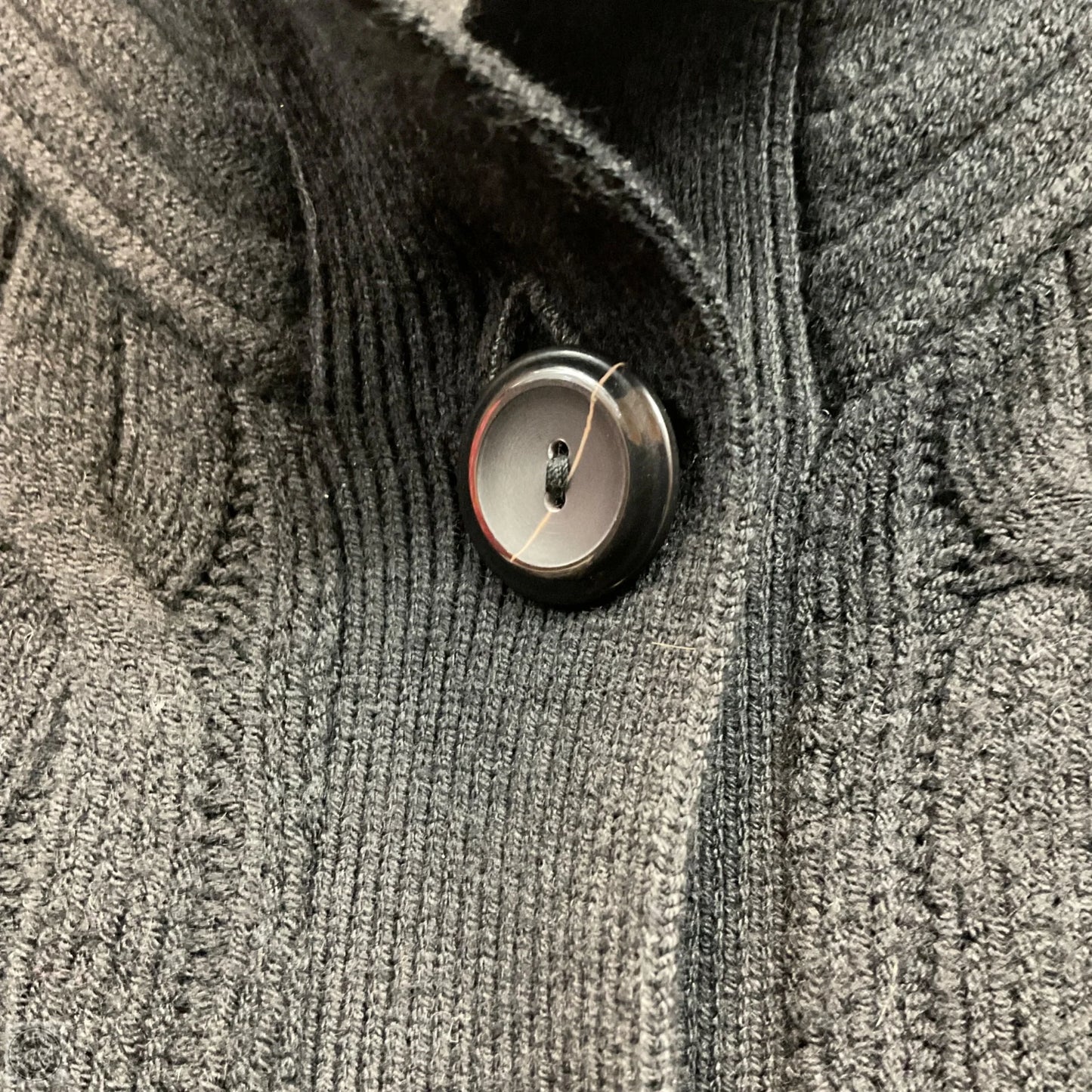 Sweater Cardigan By J. Jill In Black, Size: M