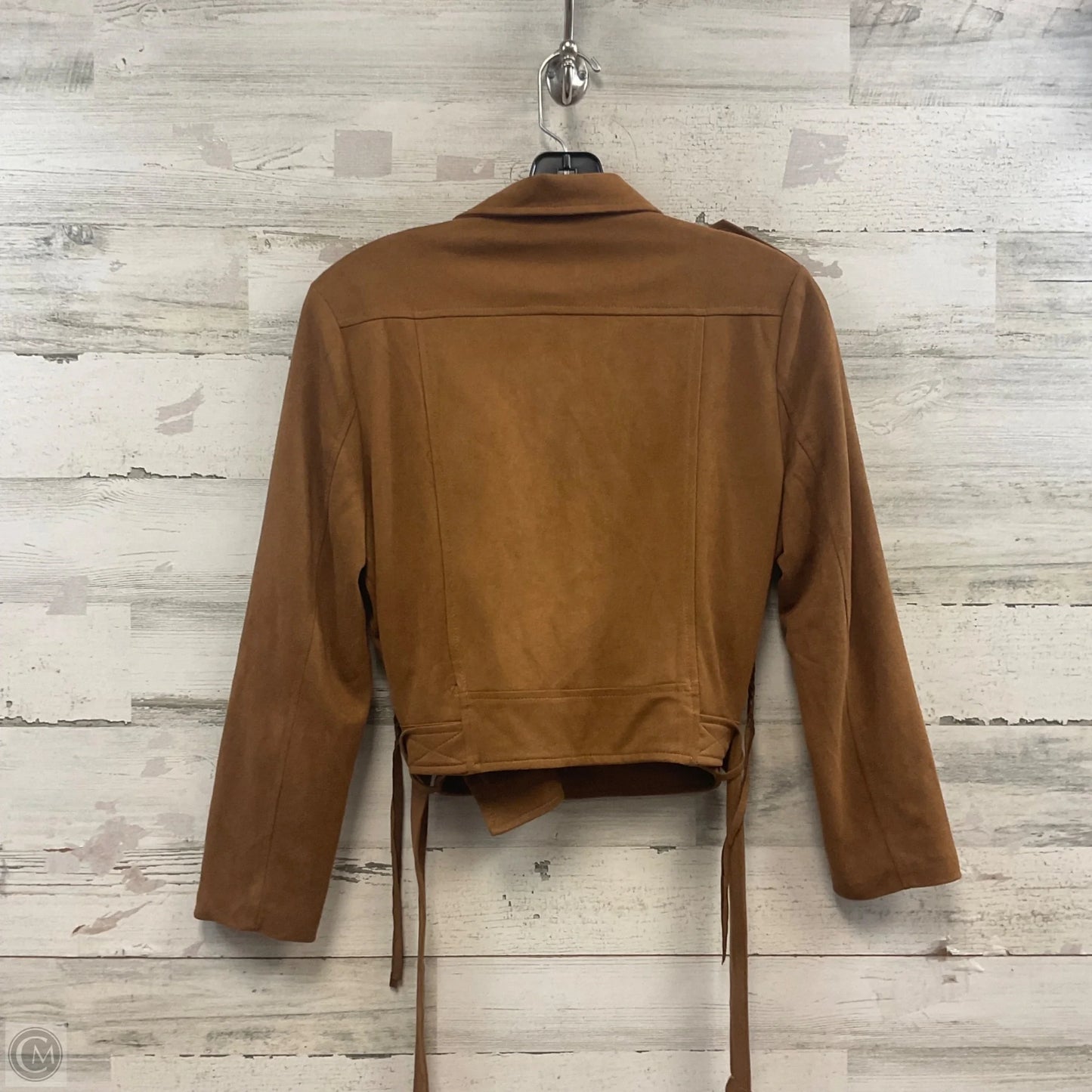 Jacket Moto By Ellison In Bronze, Size: S