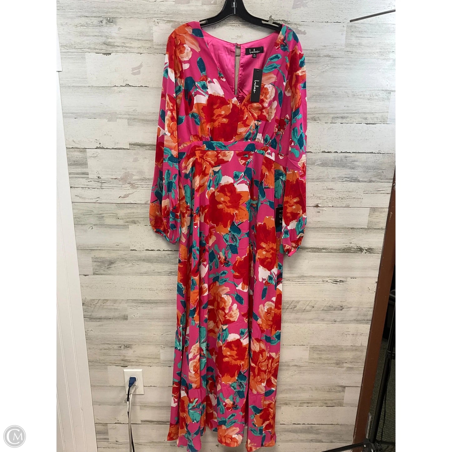 Dress Party Long By Lulus In Pink, Size: Xl
