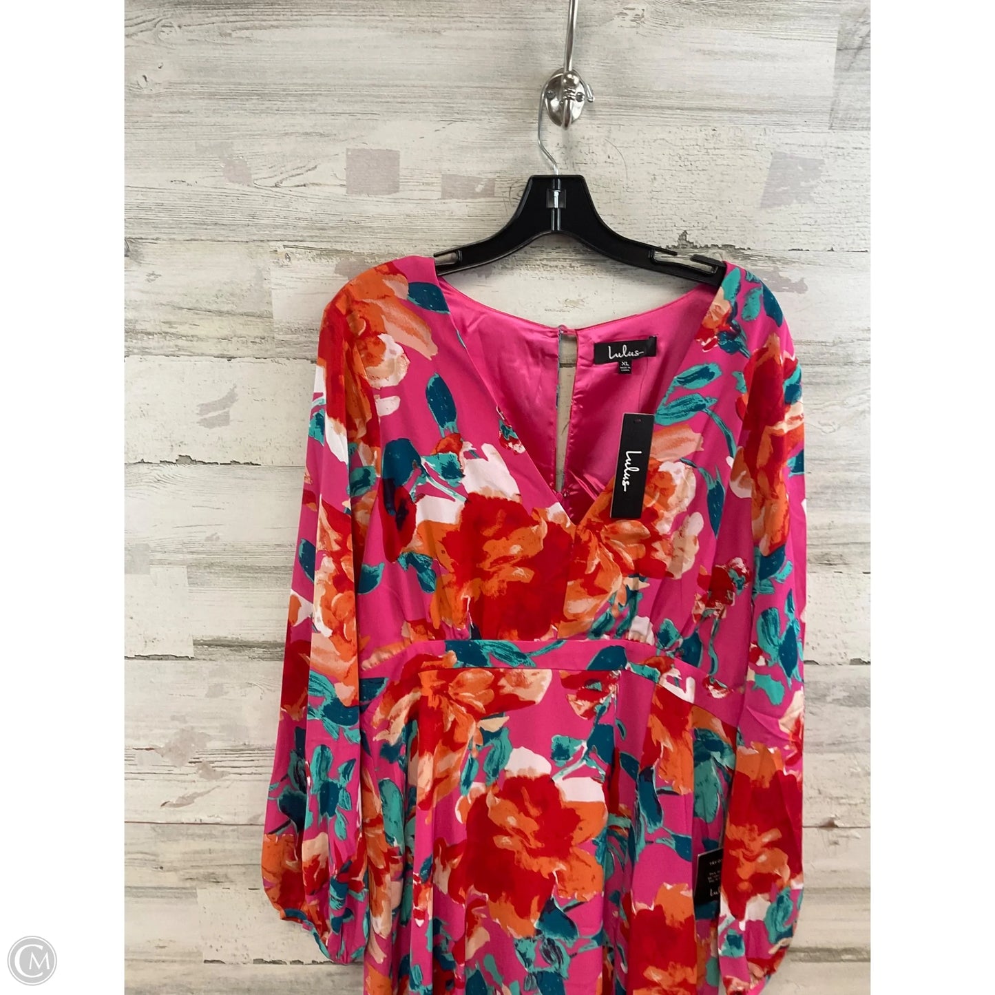 Dress Party Long By Lulus In Pink, Size: Xl