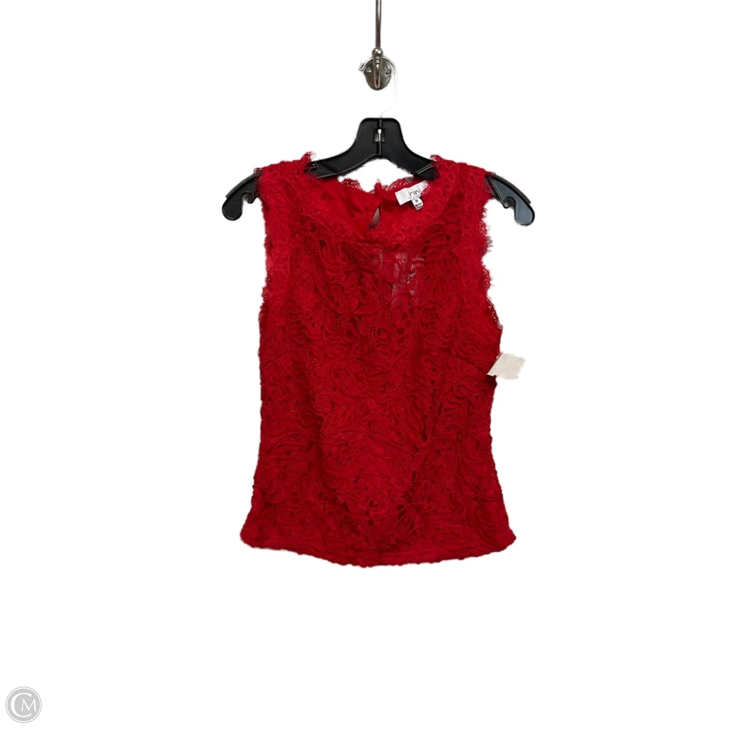 Blouse Sleeveless By Irini In Red, Size: M