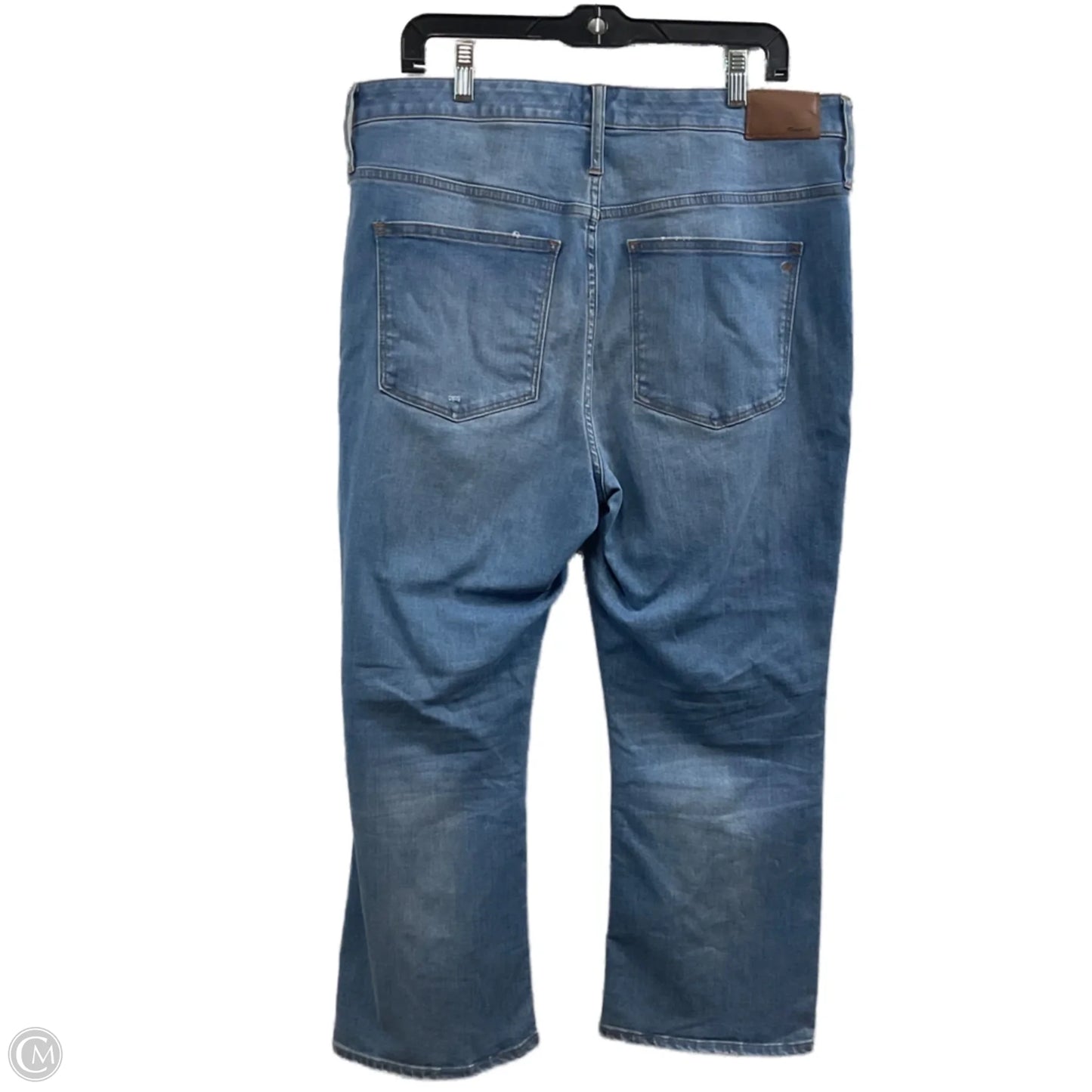 Jeans Boot Cut By Madewell In Blue Denim, Size: 16