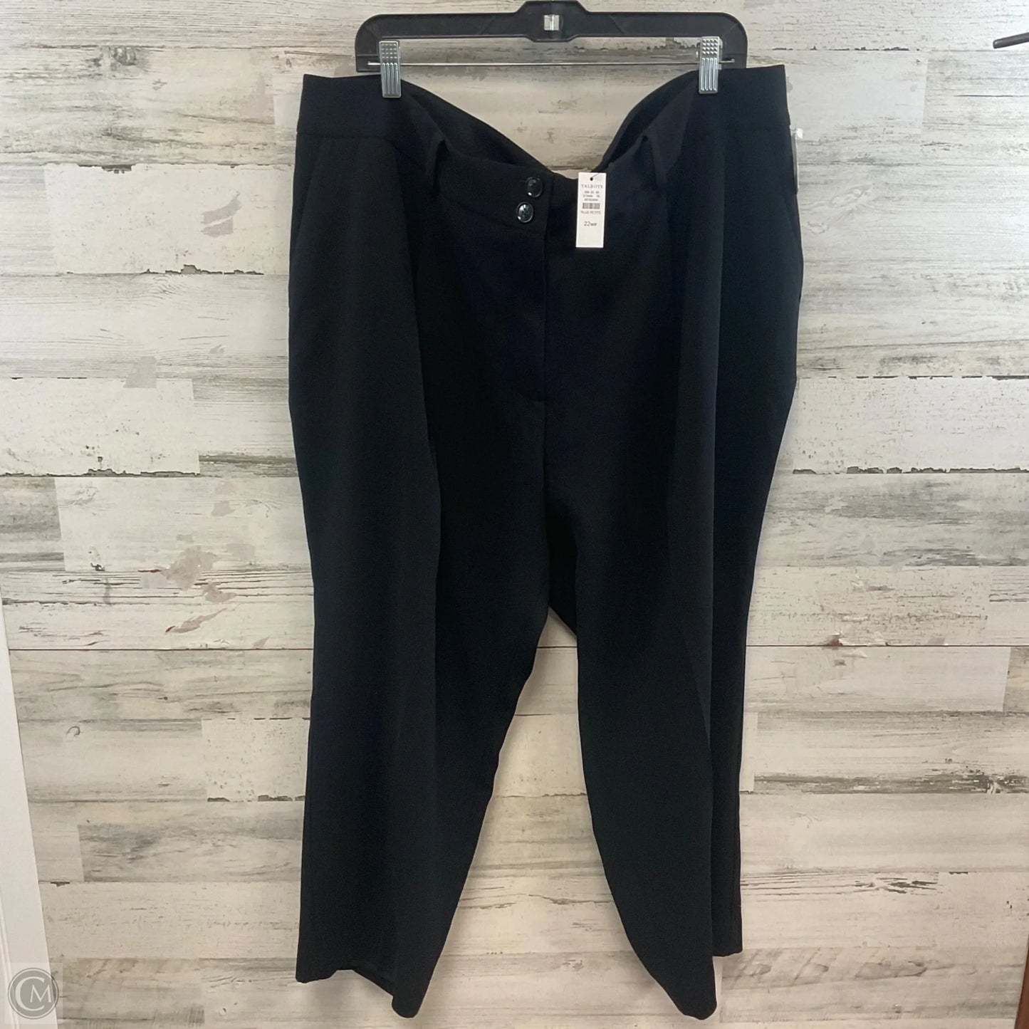Pants Dress By Talbots In Black, Size: 22