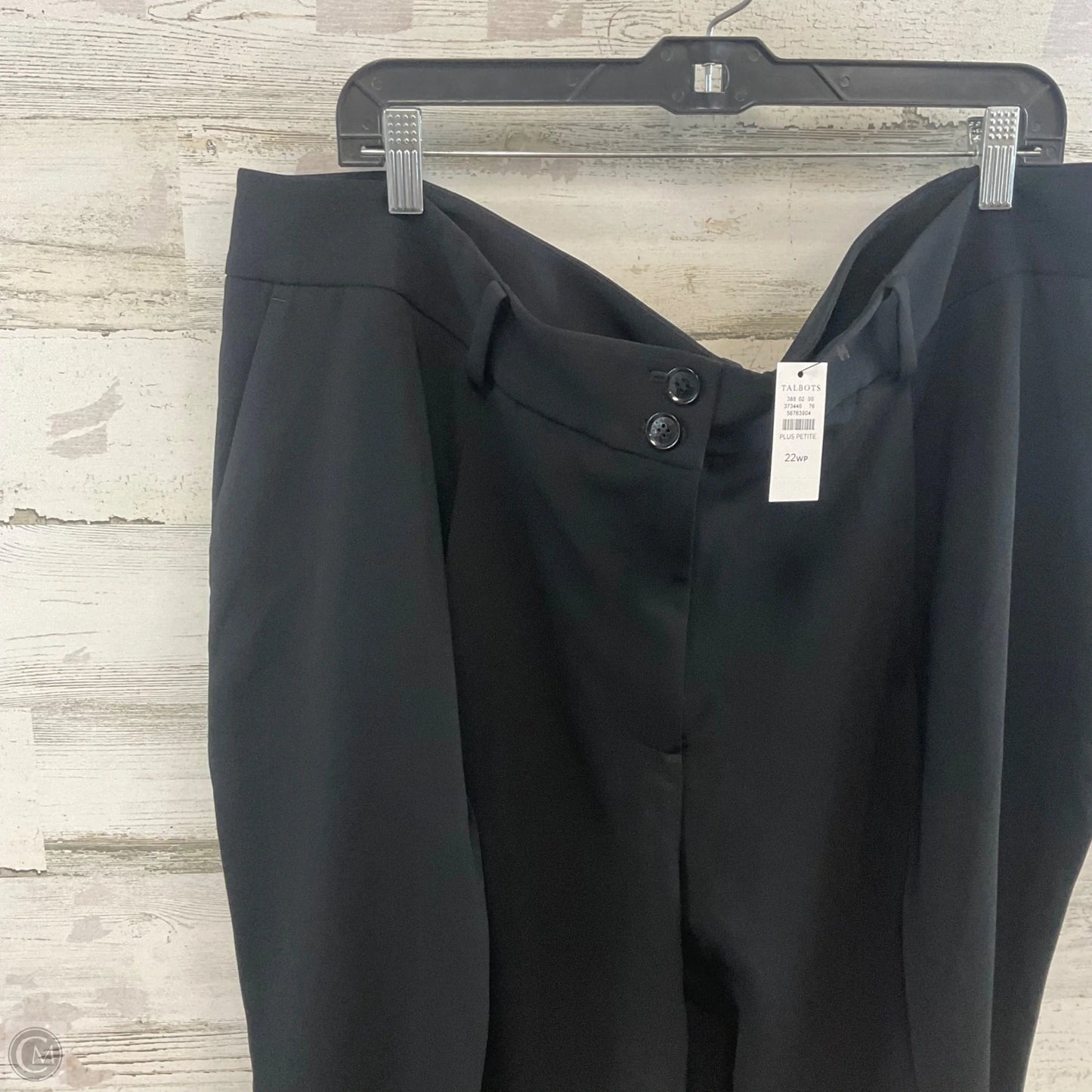 Pants Dress By Talbots In Black, Size: 22