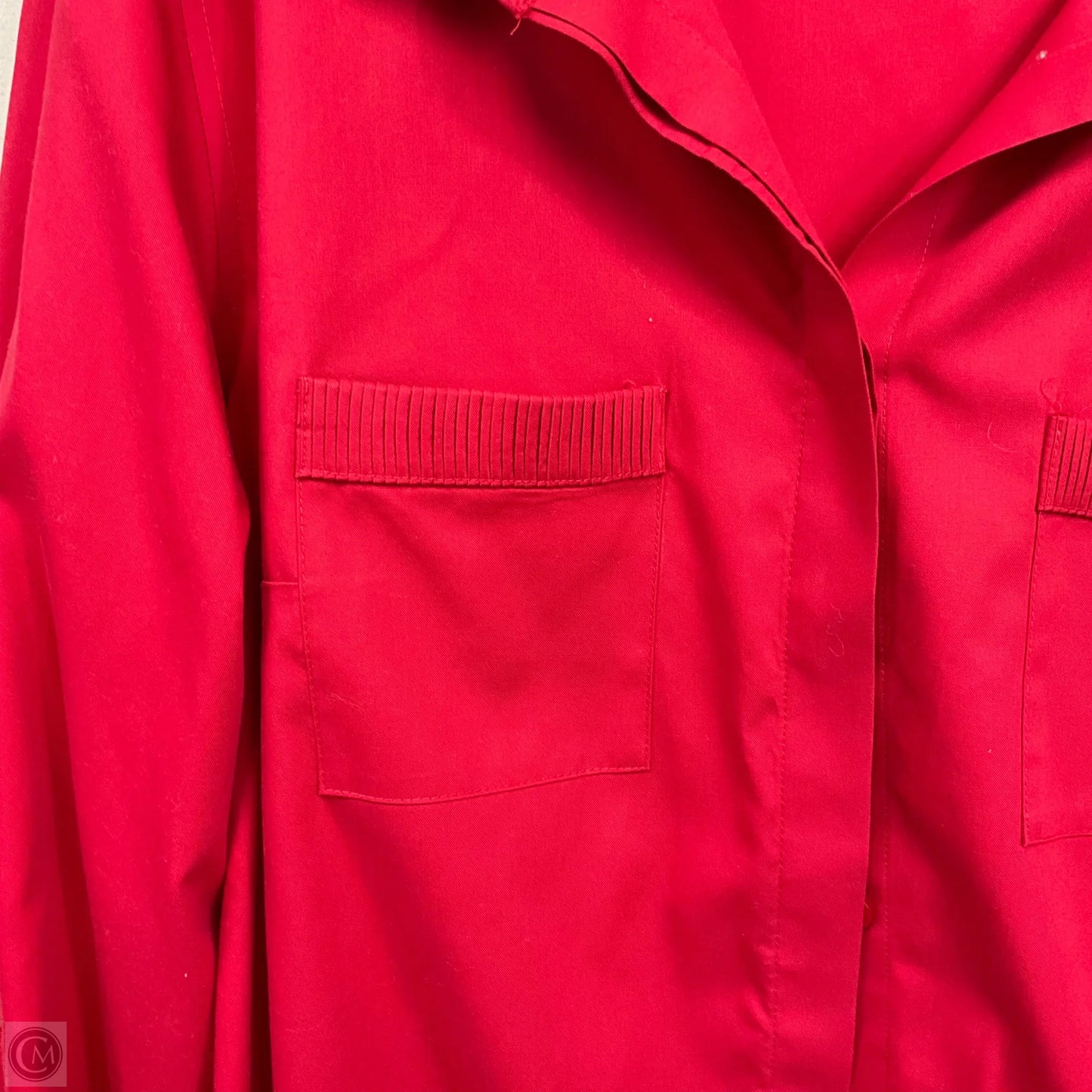 Blouse Long Sleeve By Coldwater Creek In Red, Size: L