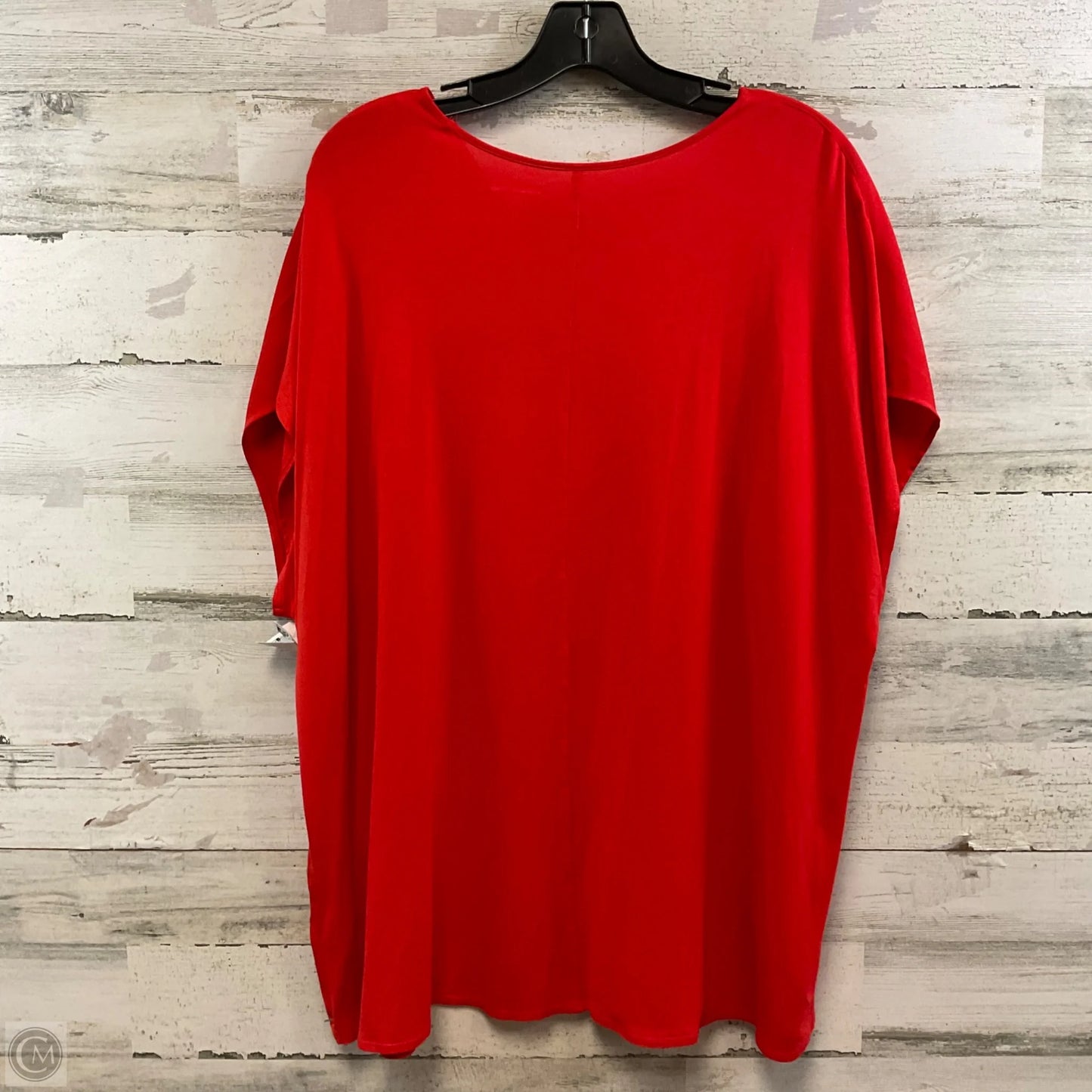 Blouse Sleeveless By Lands End In Red, Size: 2x
