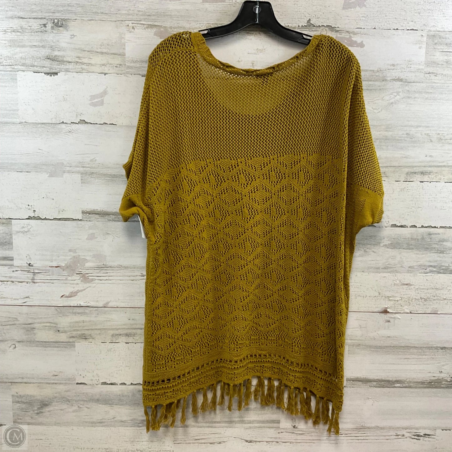 Sweater Short Sleeve By Torrid In Green, Size: 3x