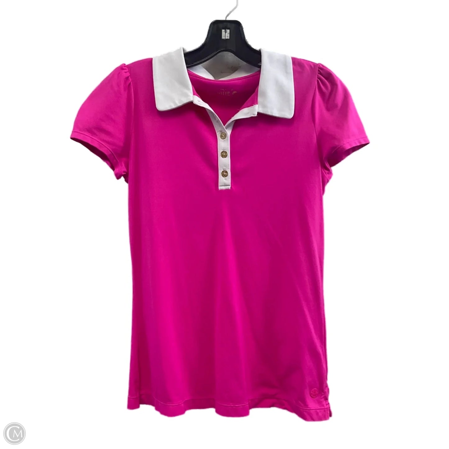 Top Short Sleeve By Lilly Pulitzer In Pink, Size: S