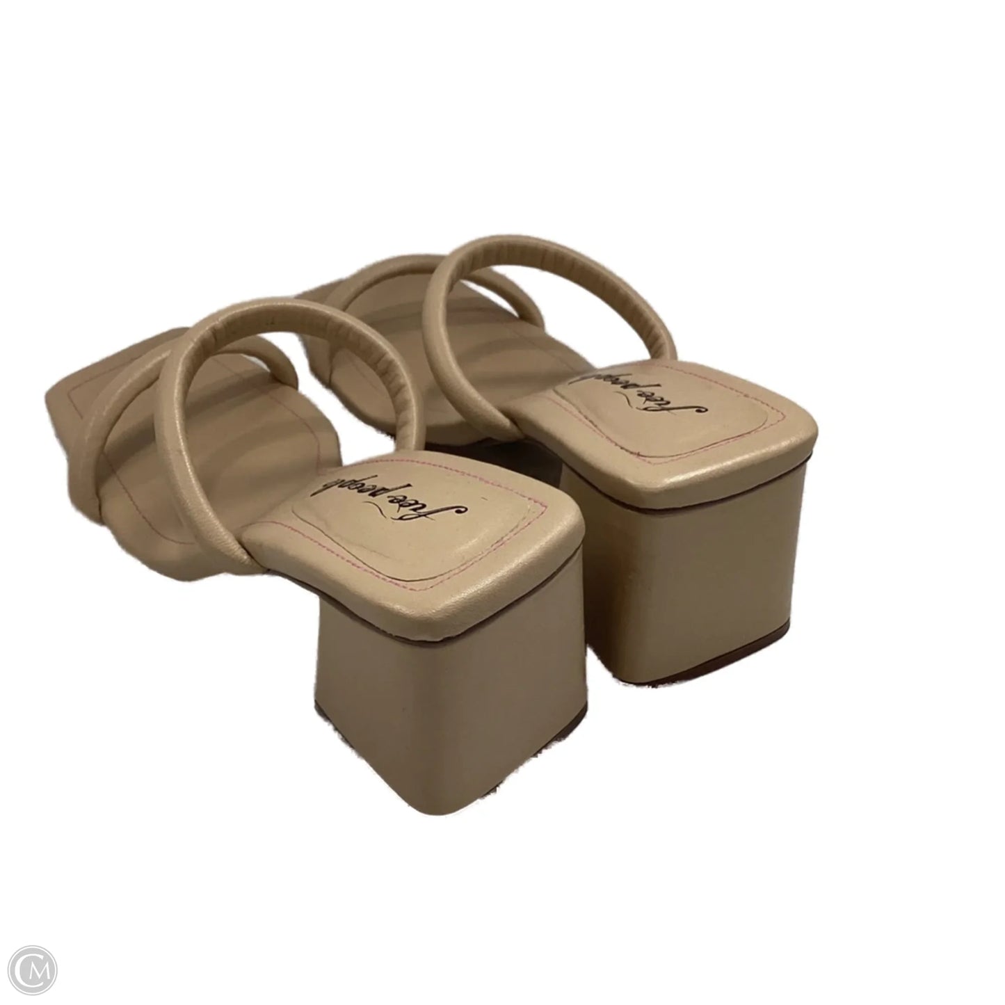 Sandals Heels Block By Free People In Brown, Size: 9.5