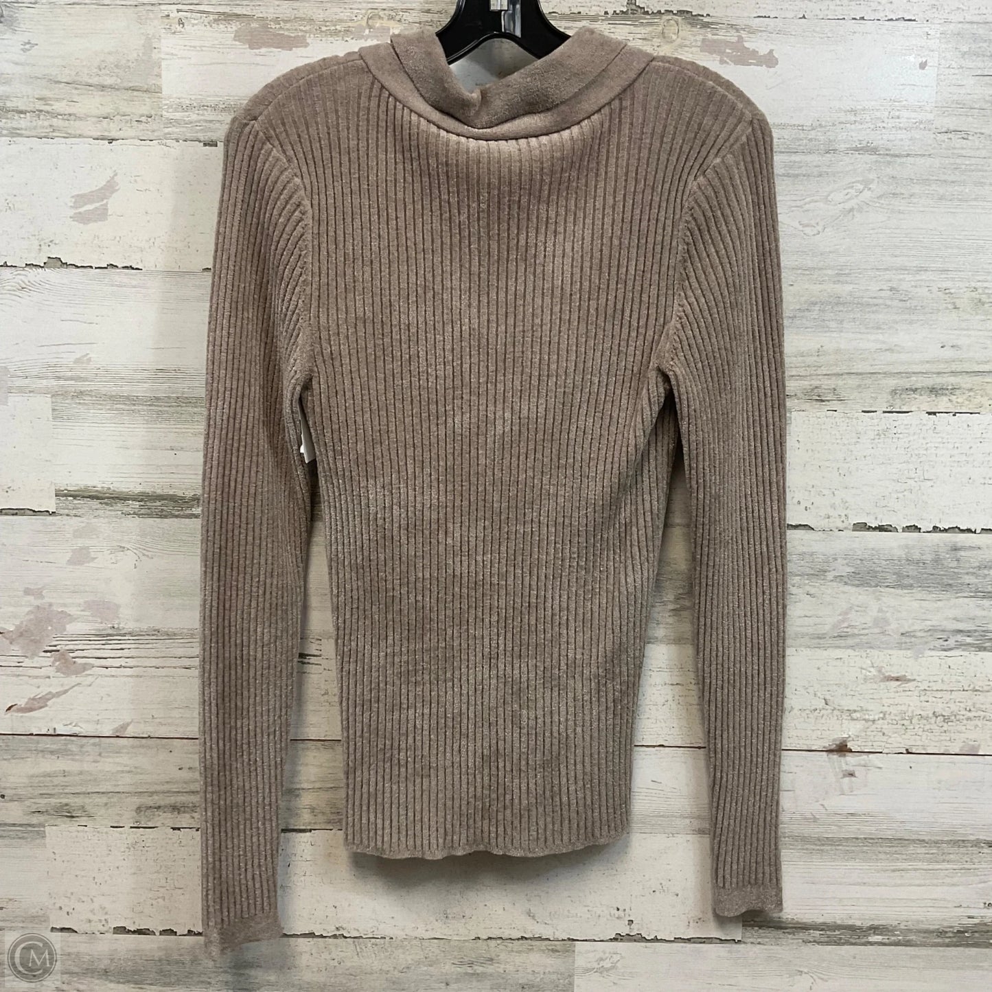 Top Long Sleeve By White House Black Market In Brown, Size: L