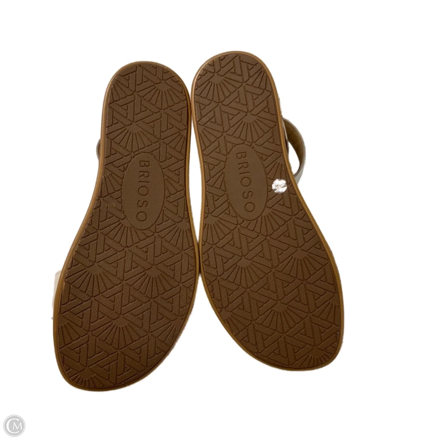 Sandals Flats By Brioso In Cream, Size: 6.5