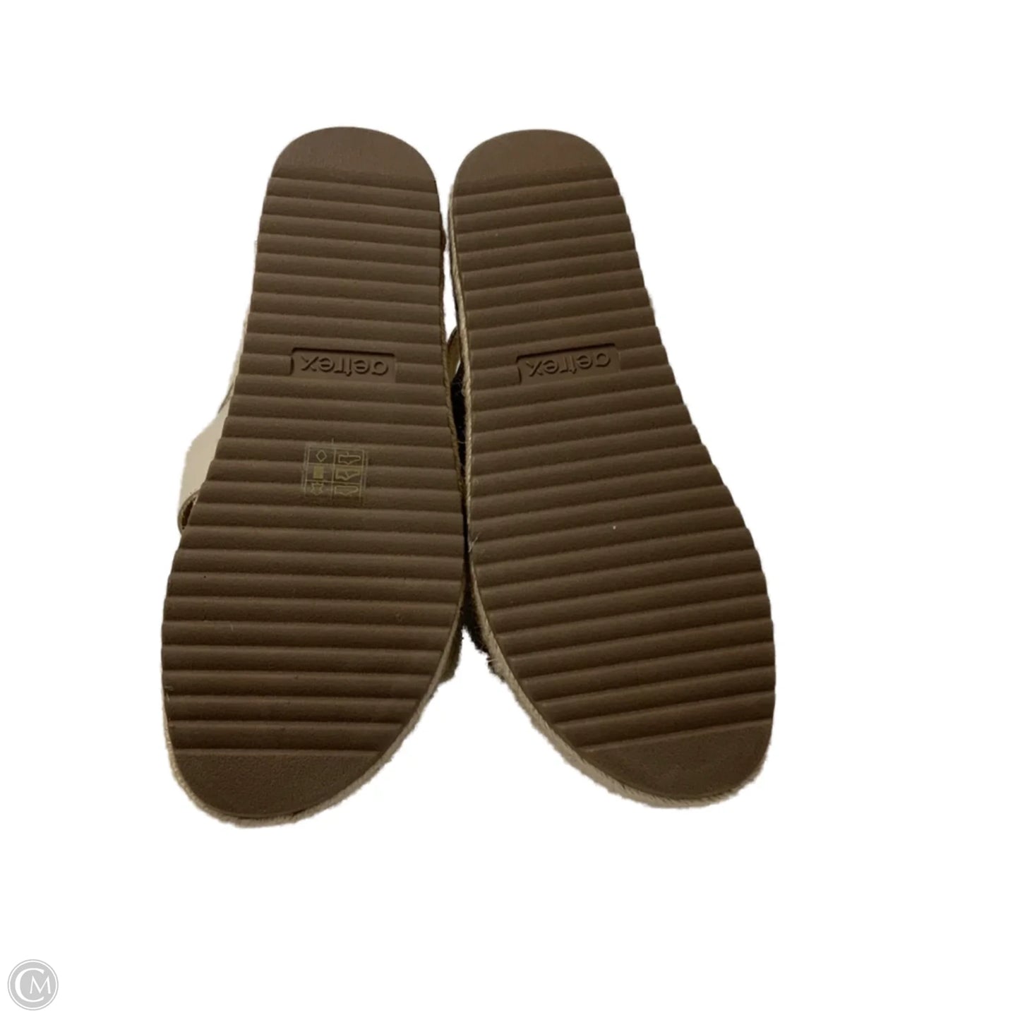 Sandals Heels Platform By Aetrex In Brown, Size: 6.5